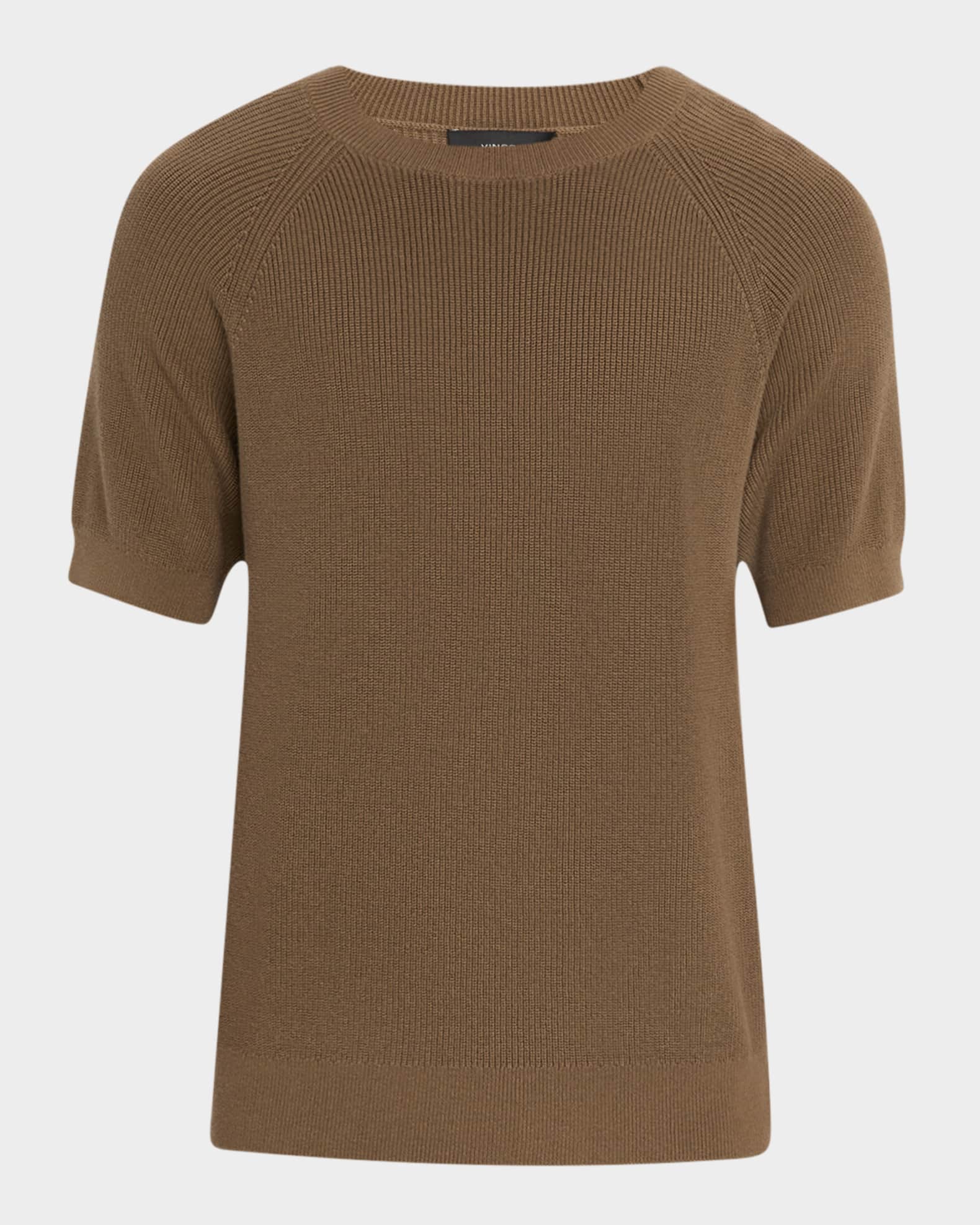 ニット・セーター Vince Short-sleeved sweater Vince Men's Cotton Raglan Short-Sleeve Sweater | Neiman Marcus