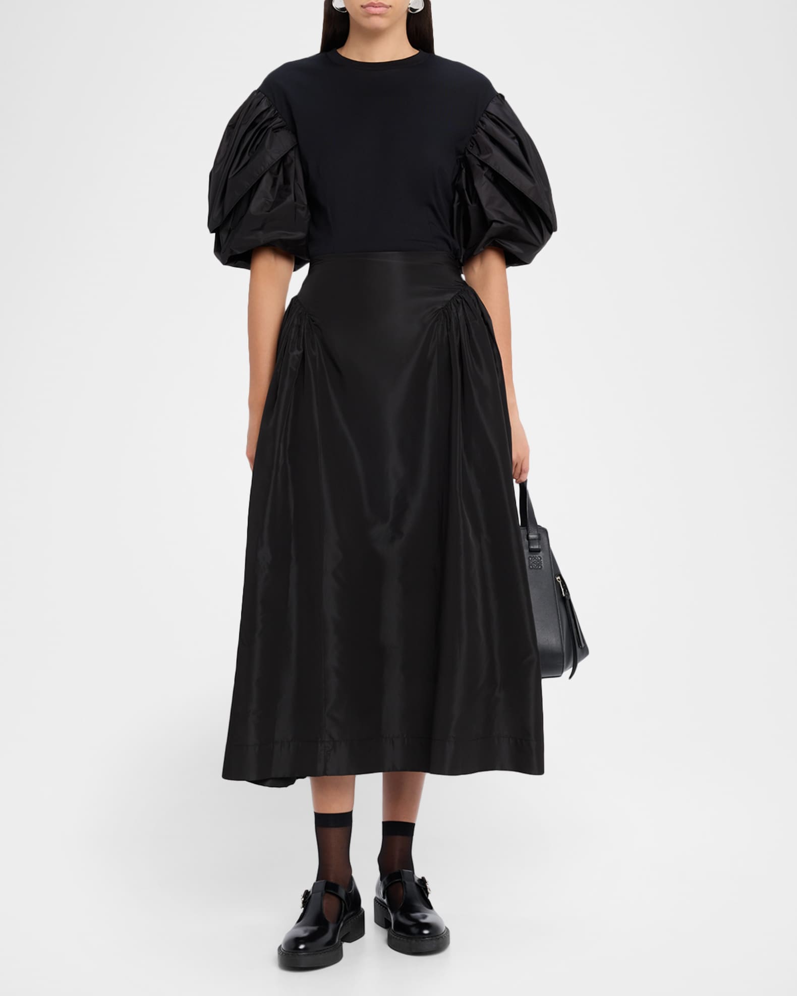 Hip Detail Bind Midi Skirt 1