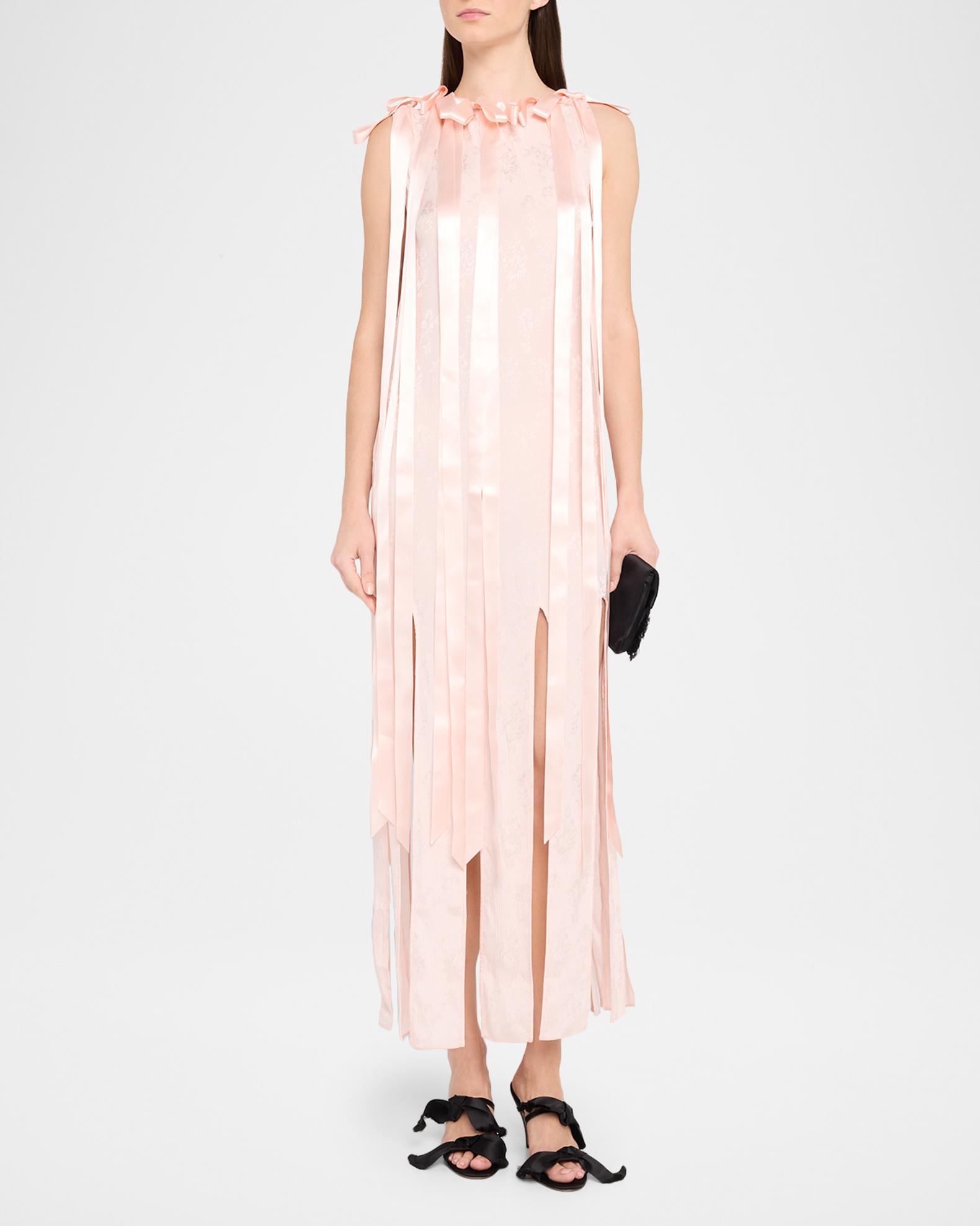 Simone Rocha Unbounded Ribbon Maxi Dress | Neiman Marcus