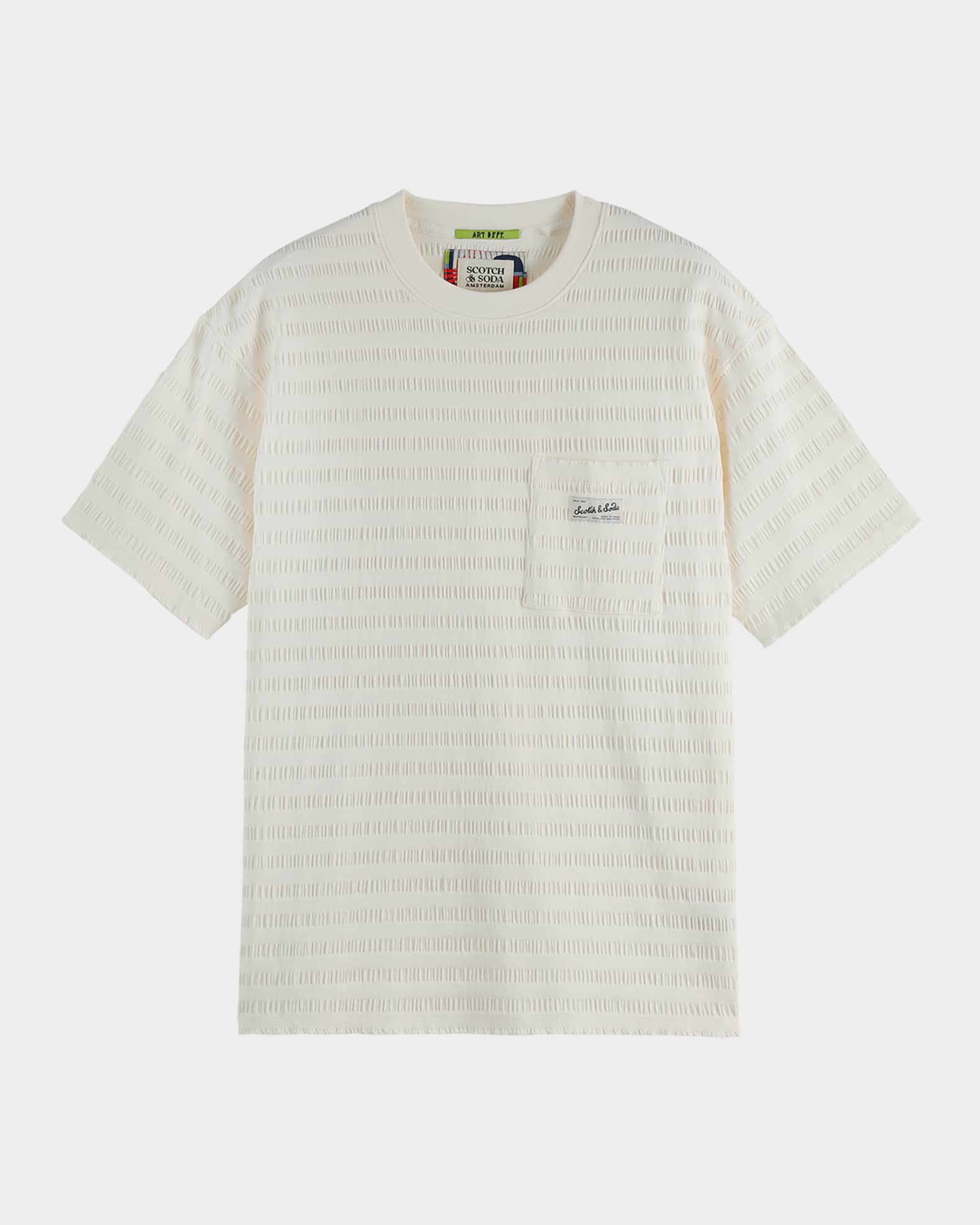 Men's Relaxed-Fit Textured Pocket T-Shirt 0