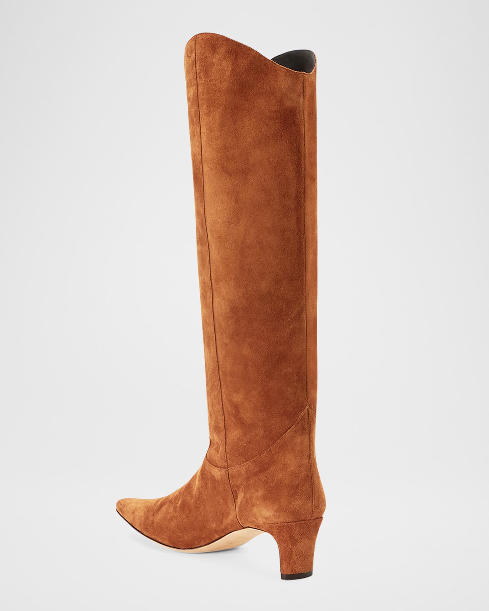 Western Wally Suede Knee-High Boots 1