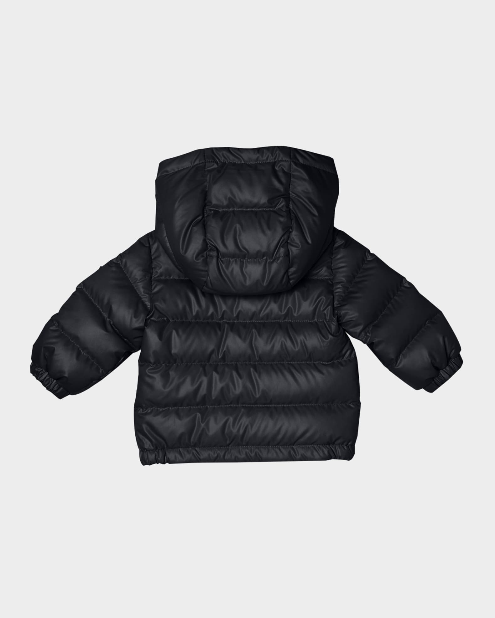Boy's Mesles Hooded Down Jacket, Size 6M-3 1