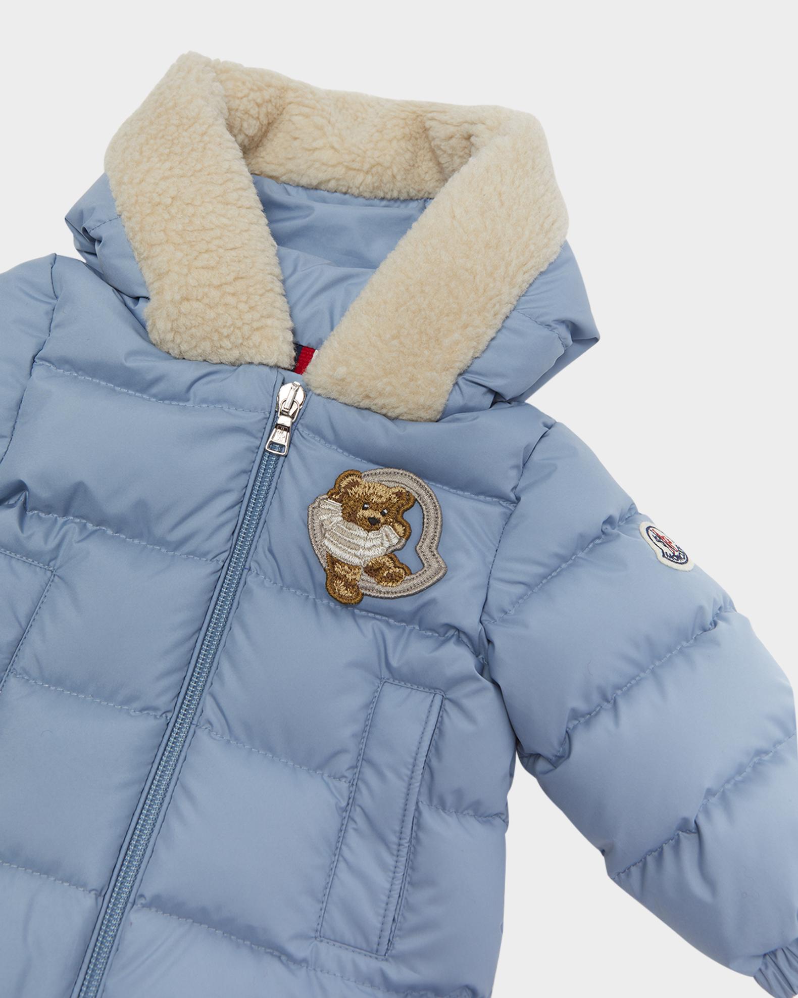 Moncler Boy's Kesimur Logo Embroidery Hooded Down Jacket, Size 3M