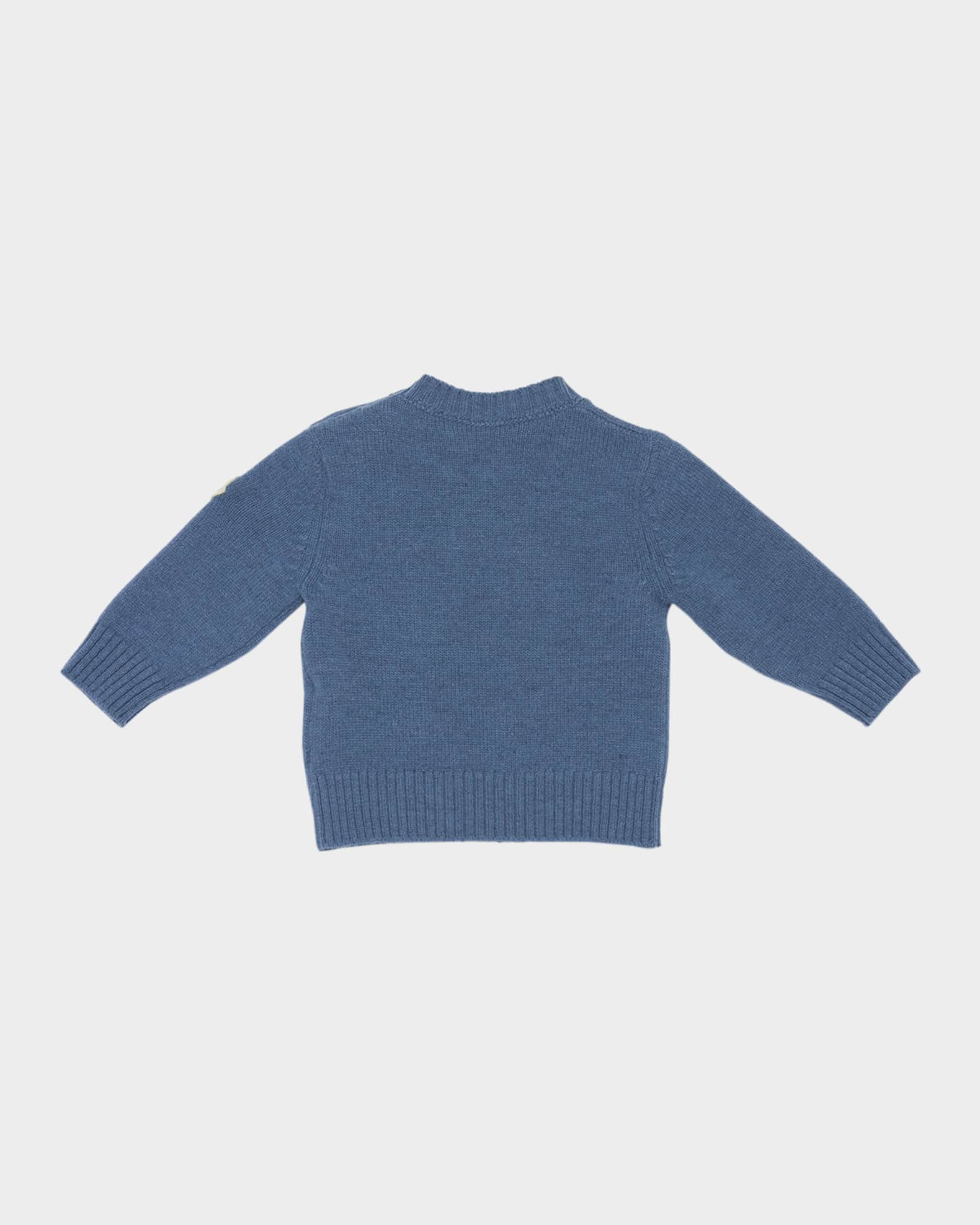Moncler Boy's Ski Teddy Bear Crewneck Knit Sweater, Size 6M-3
