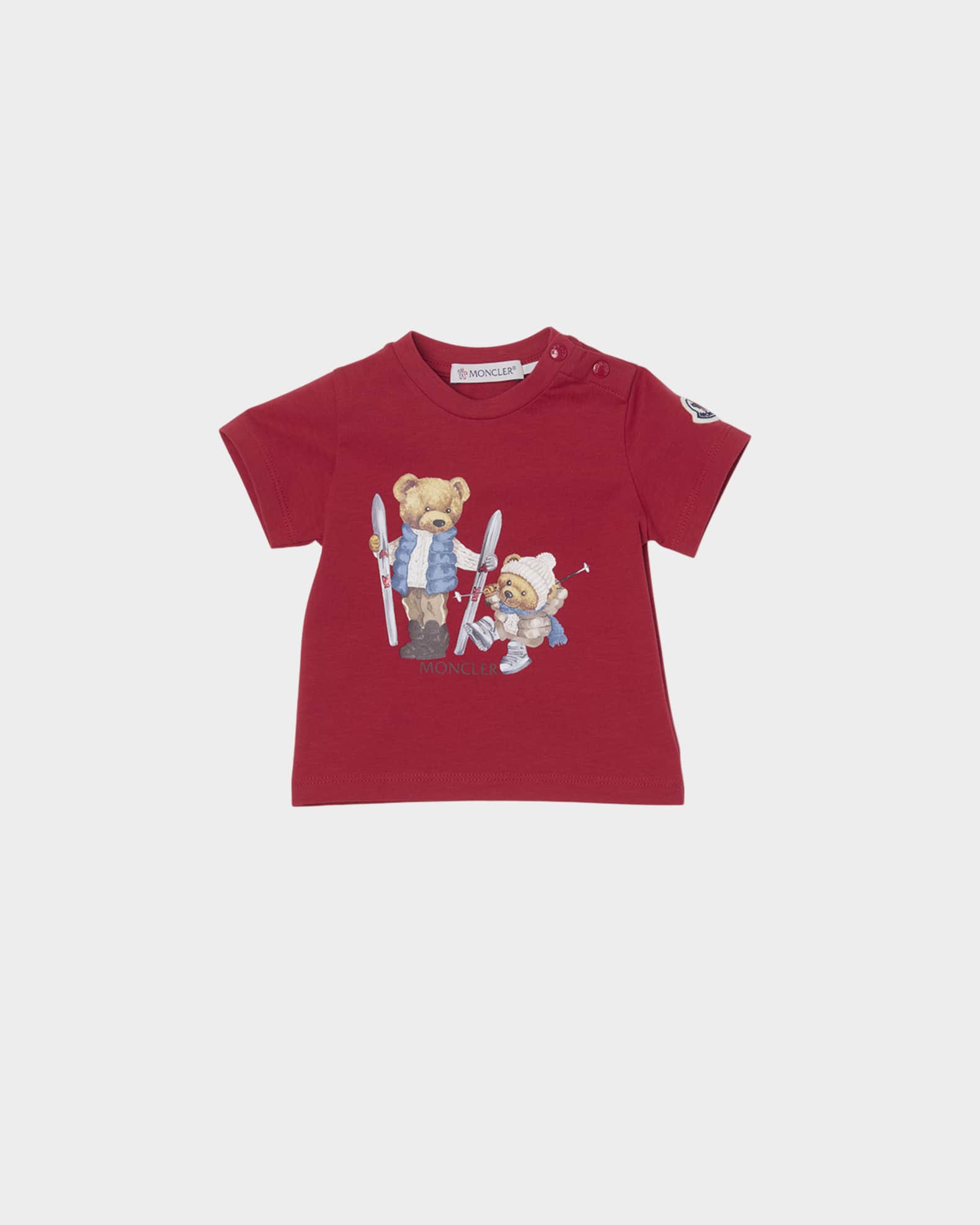 Boy's Bear Graphic-Print Short-Sleeve T-Shirt, Size 6M-3 0