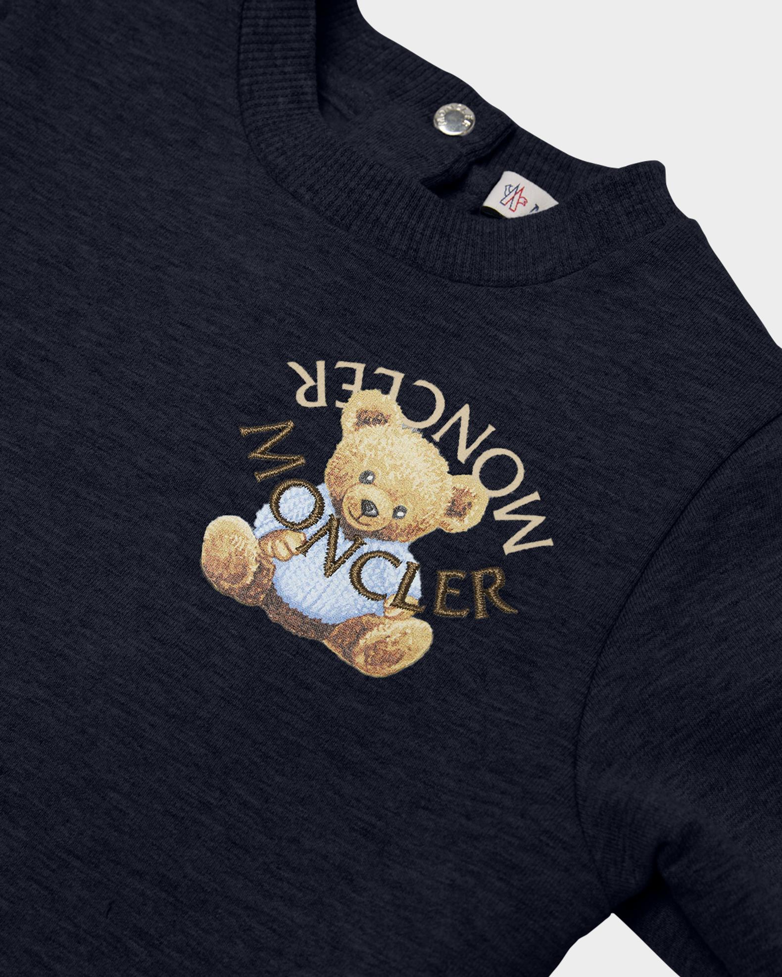 Moncler Boy's Teddy Bear Logo Sweatshirt & Sweatpants, Size 6M-3