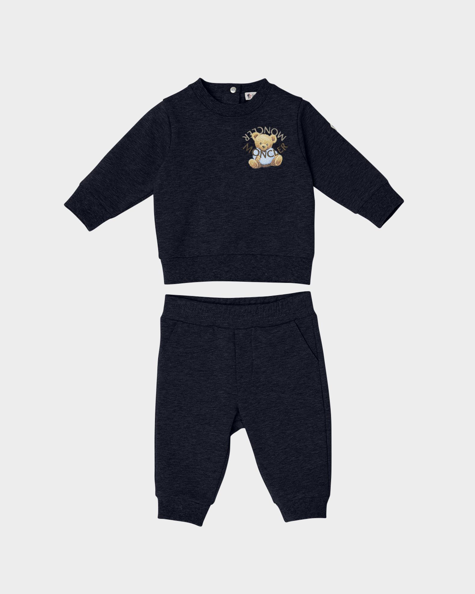 Moncler Boy's Teddy Bear Logo Sweatshirt & Sweatpants, Size 6M-3