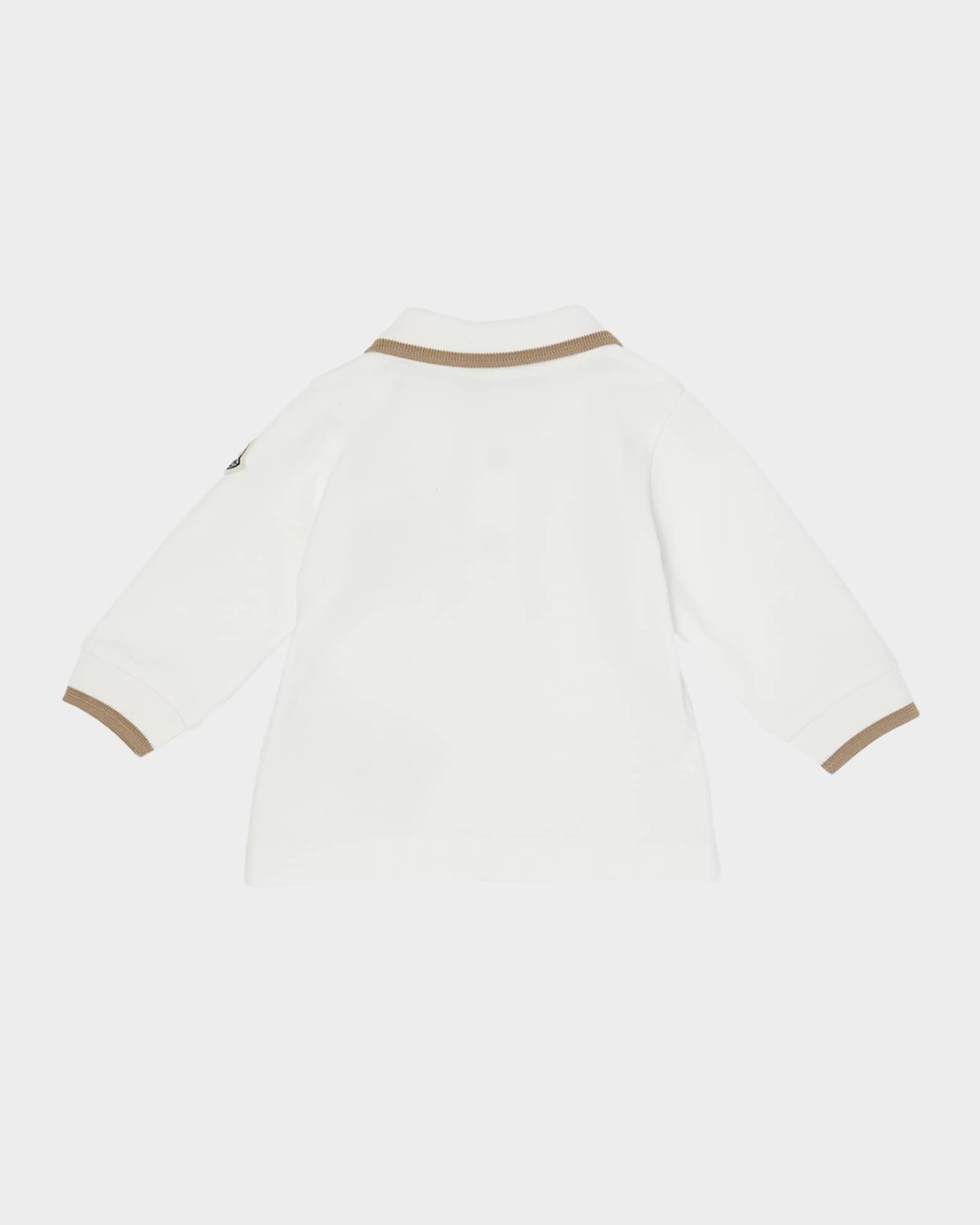 Boy's Embroidered Logo Long-Sleeve Polo Shirt, Size 9M-3 1