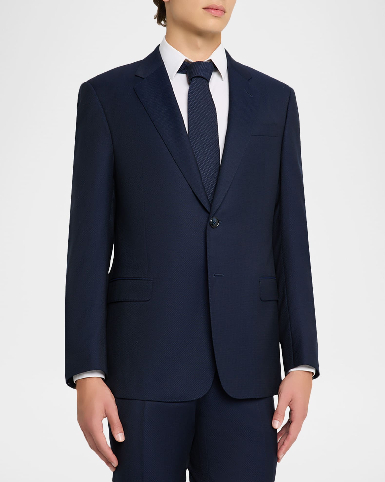Giorgio Armani Men's Wool and Viscose Textured Two-Piece Suit