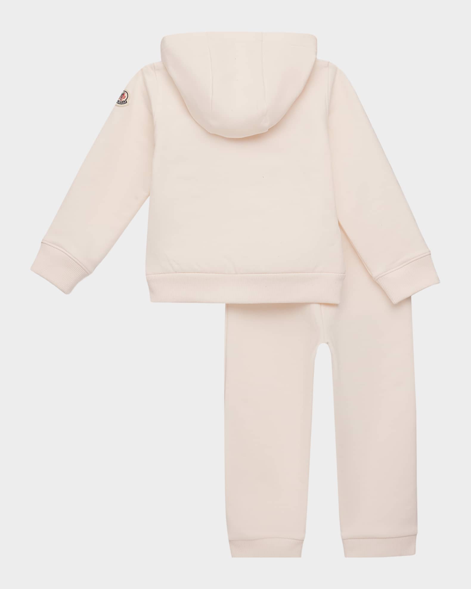 Moncler Girl's Heart Logo Hoodie & Jogger Pants Set, Size 6M-3