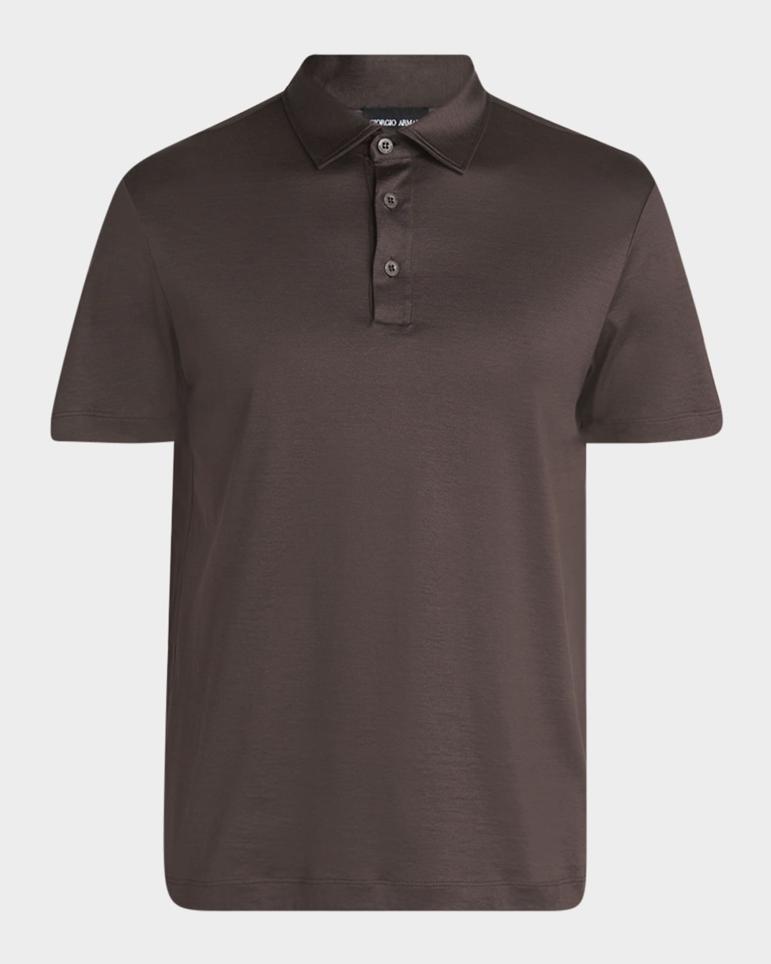 Men's Silk and Cotton Polo Shirt 0