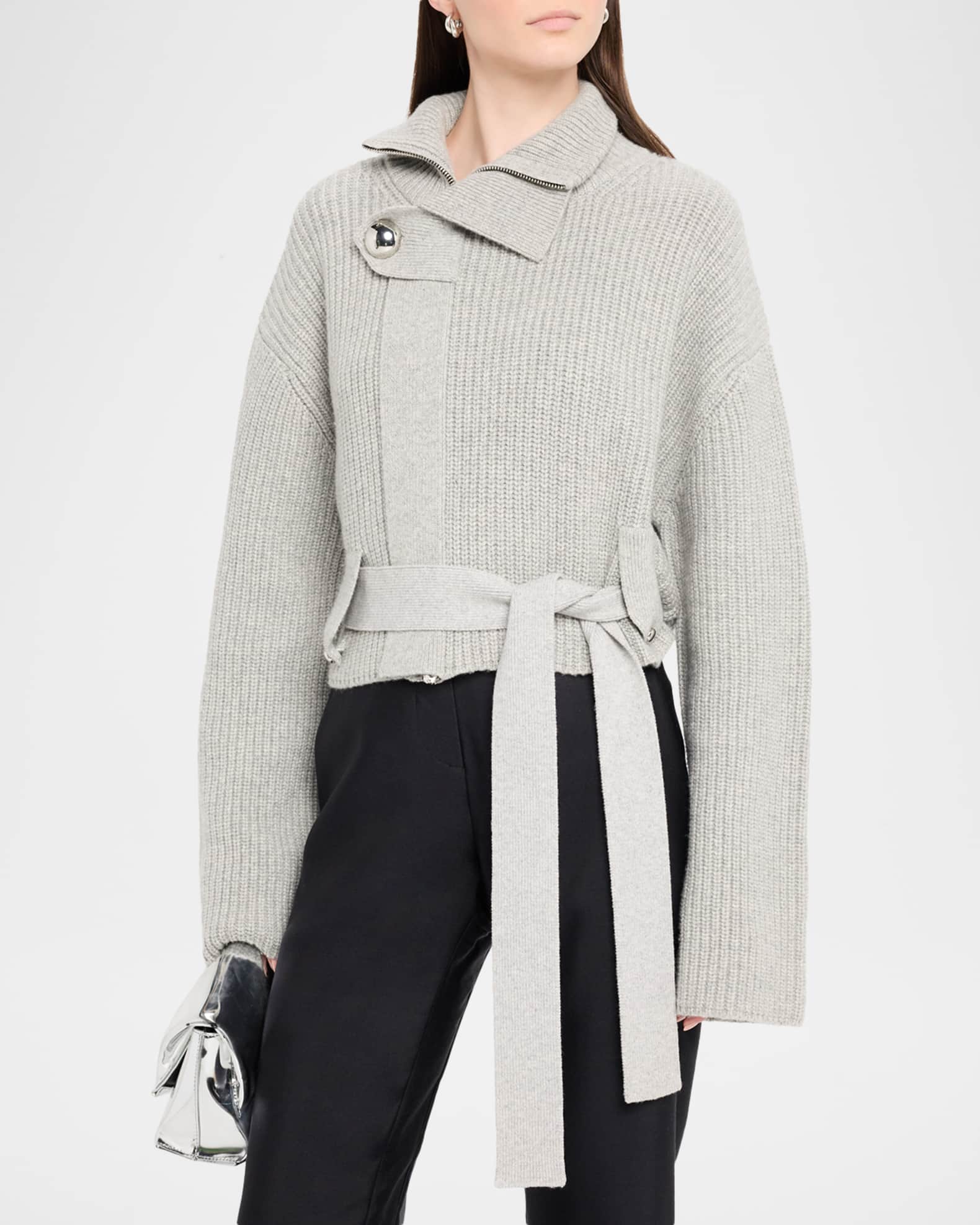 トップス josemoon SIDE BELT KNIT PULLOVER josemoon SIDE BELT KNIT PULLOVER