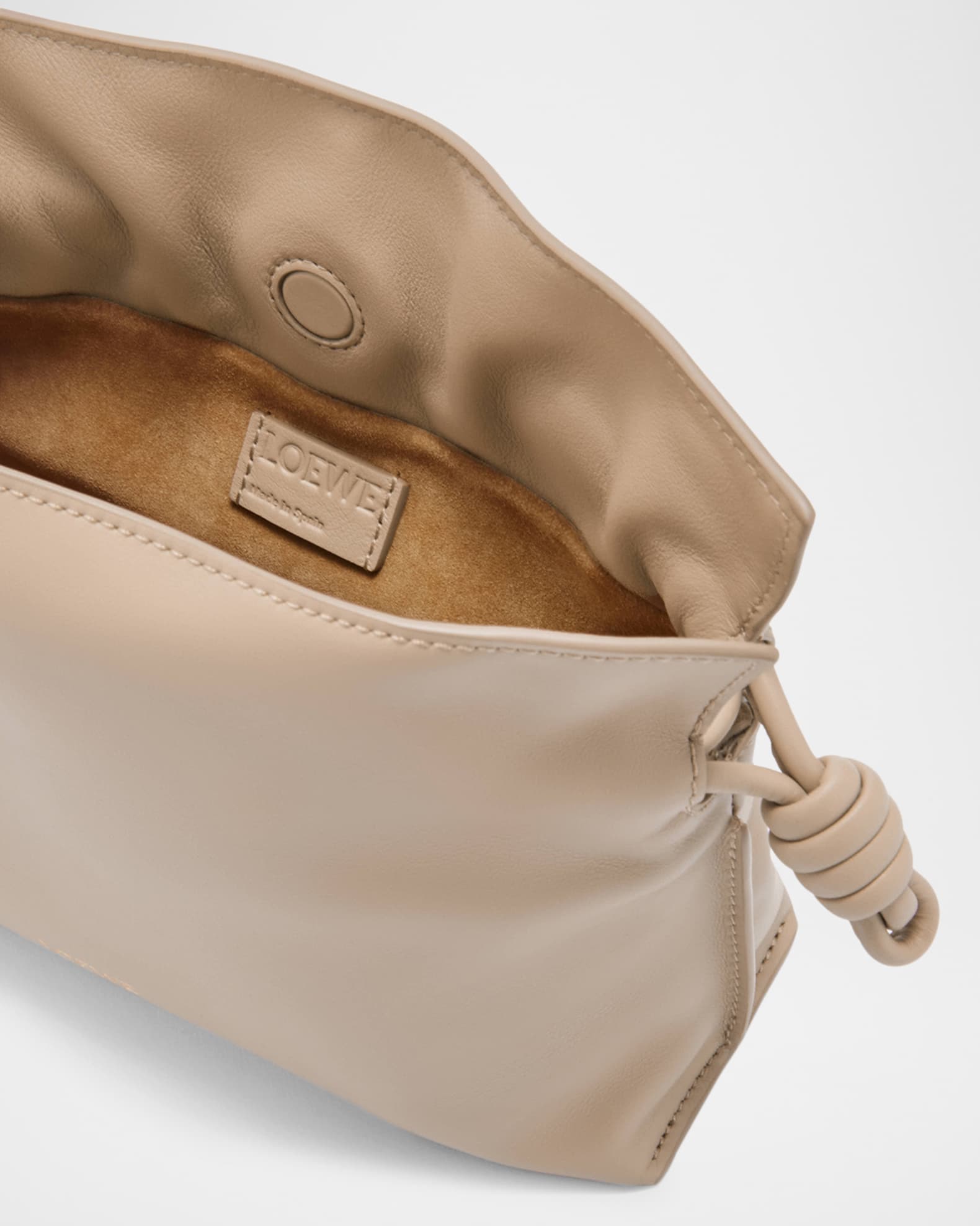 クラッチバッグ LOEWE FLAMENCO CLUTCH MINI BAG IN CALFSKIN NAPPA Mini Flamenco clutch in nappa calfskin Beige - LOEWE