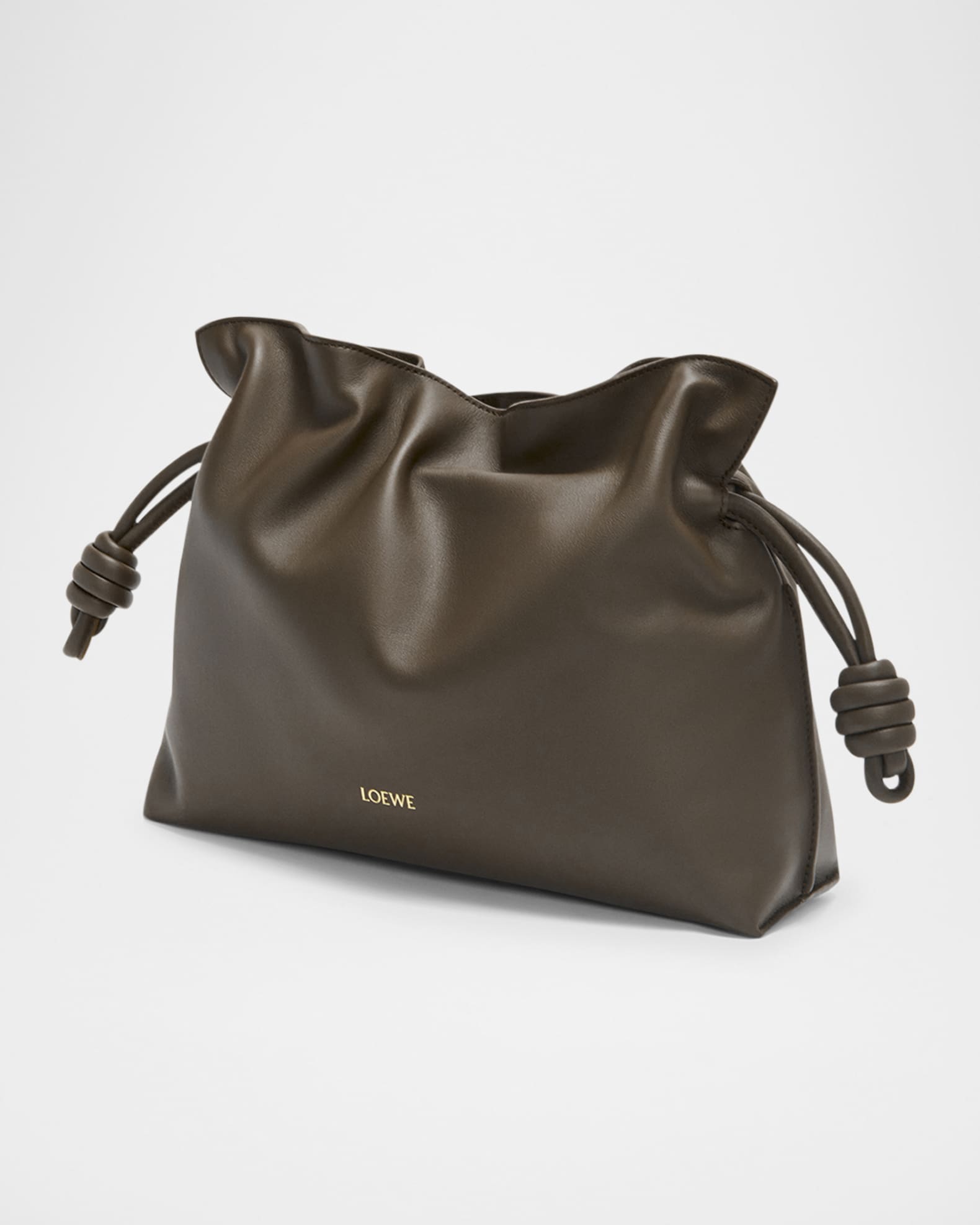 クラッチバッグ Loewe Chocolate Nappa Leather Medium Flamenco Clutch Loewe Flamenco Medium Clutch Bag in Nappa Leather | Neiman