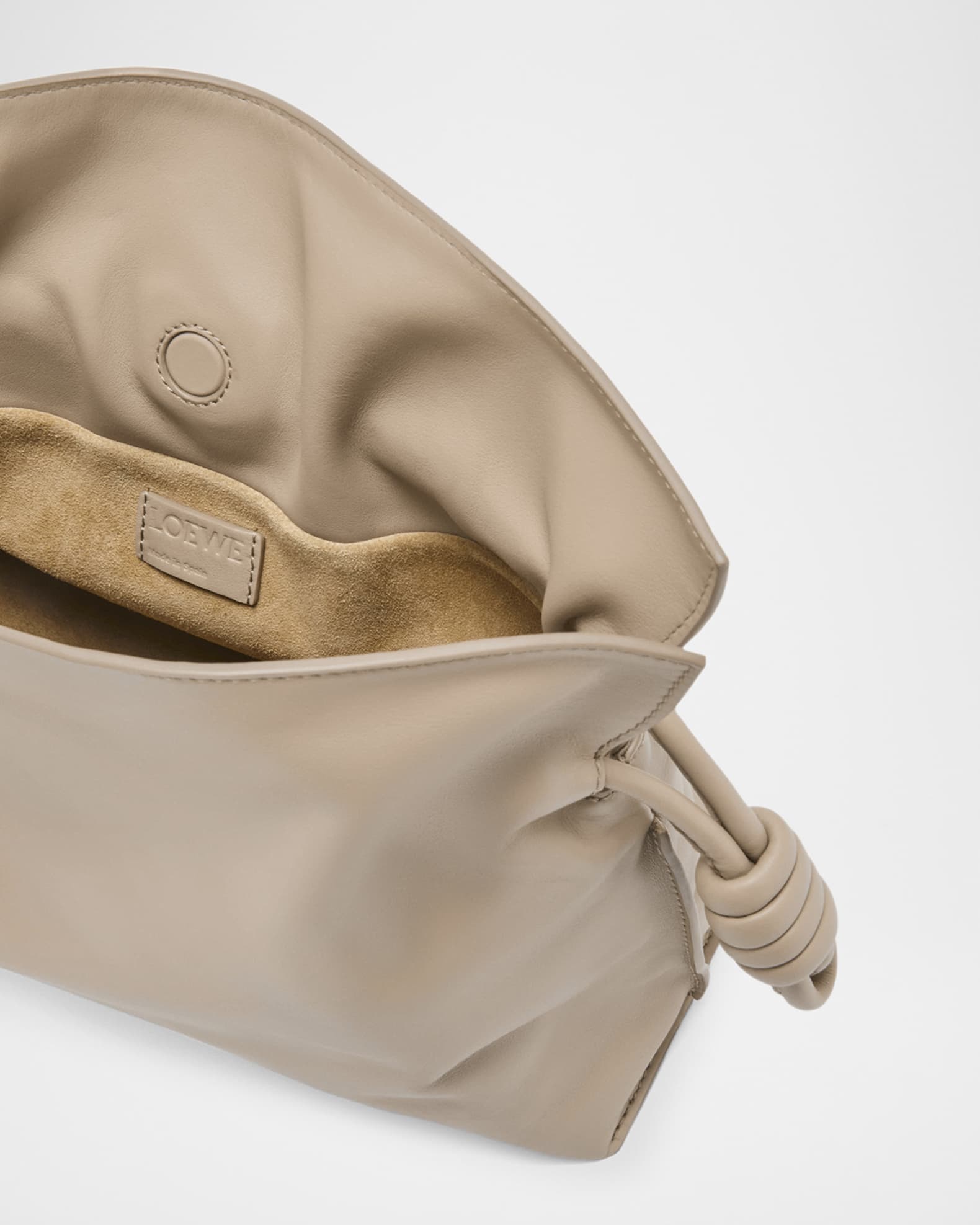 Flamenco Medium Clutch Bag in Napa Leather | Neiman Marcus