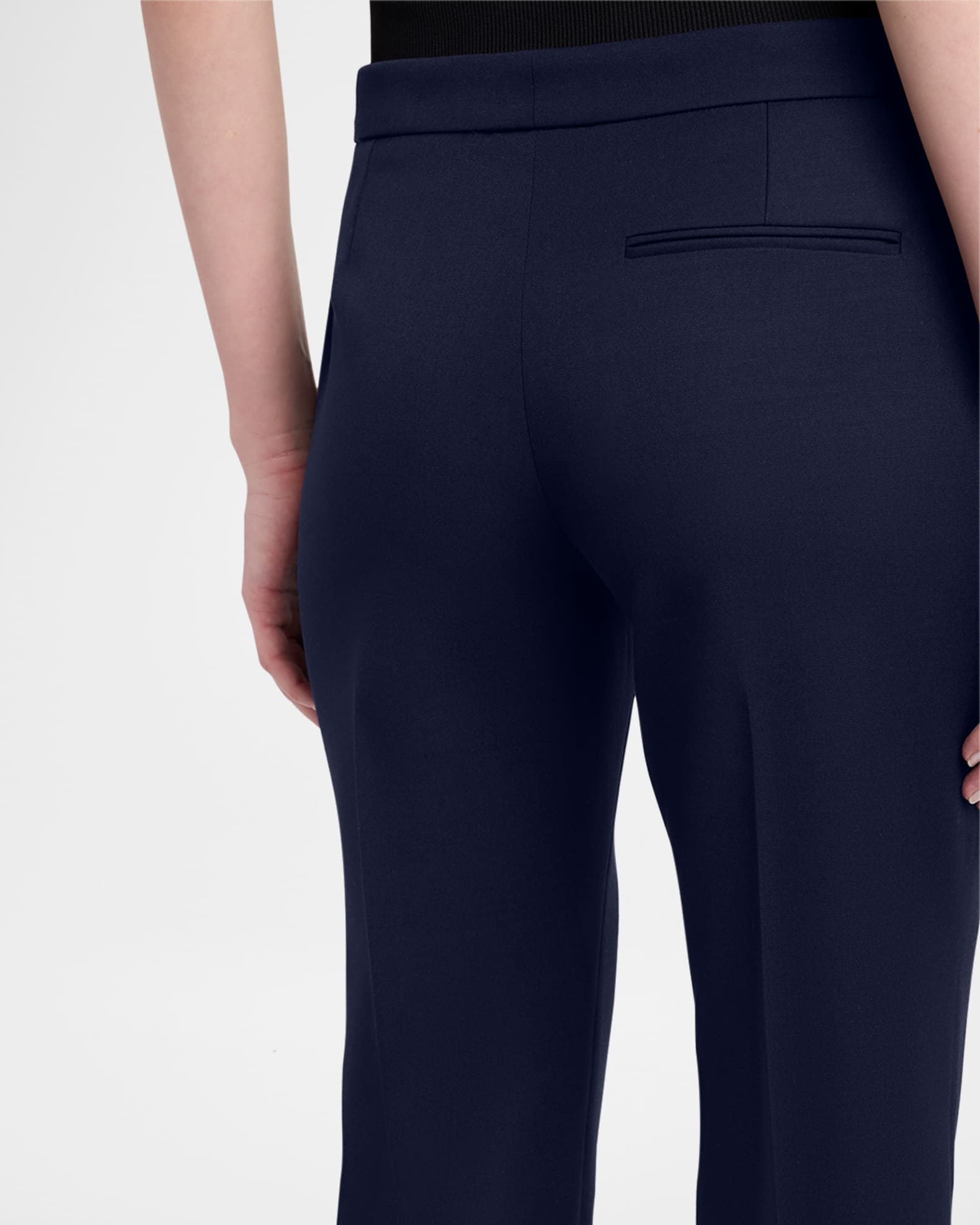 cropped cigarette trousers McQueen Cropped Cigarette Trousers