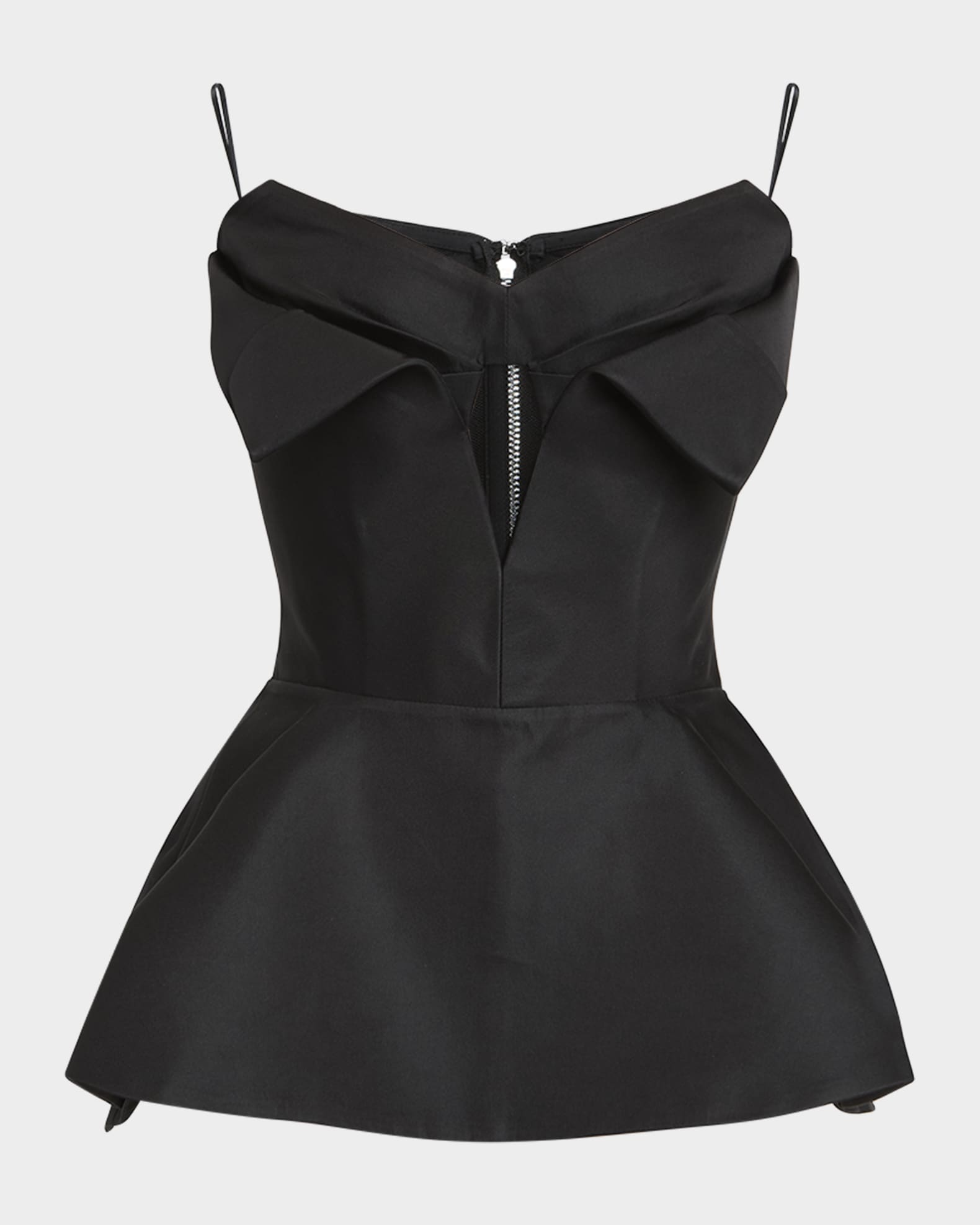 Strapless Peplum Bustier Top 0