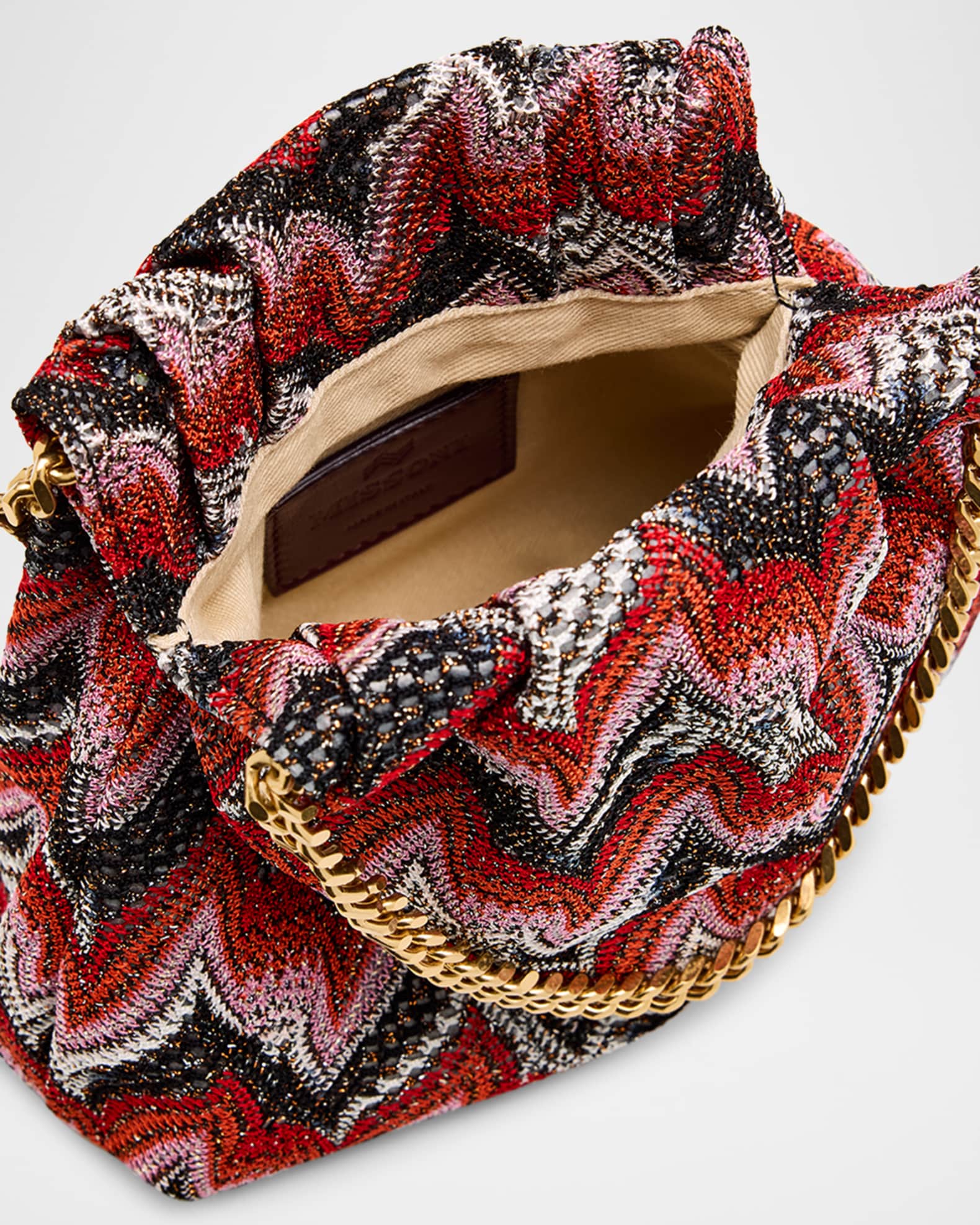 バッグ MISSONI　新品 Missoni Drawstring Zigzag Knit Pouch Bag | Neiman Marcus