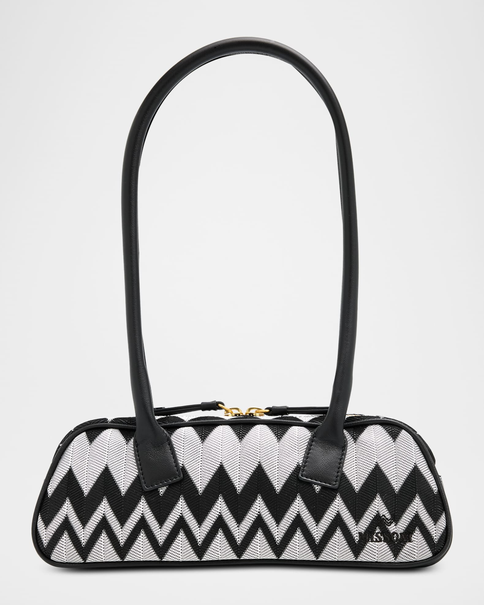 Missoni Optical Wave Cotton Bowling Shoulder Bag | Neiman Marcus