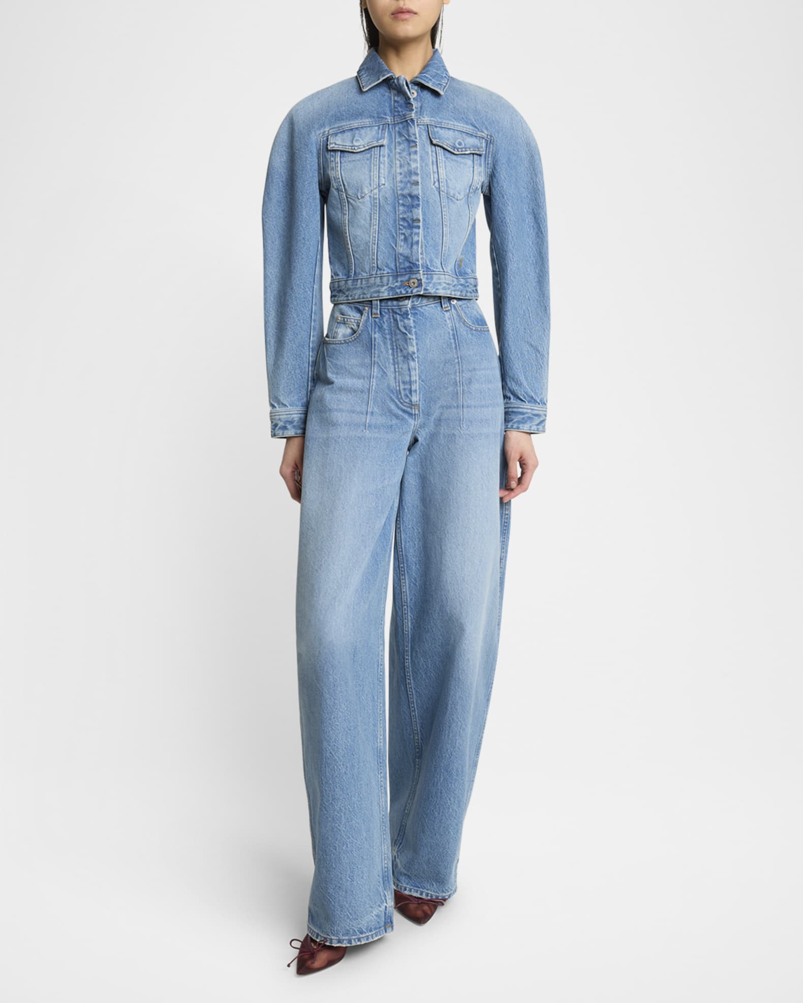 【関税＆送料込み】Jacquemus Denim Pants \"De-Nimes Ovalo\" The Ovalo de-Nîmes denim pants by JACQUEMUS | Official website