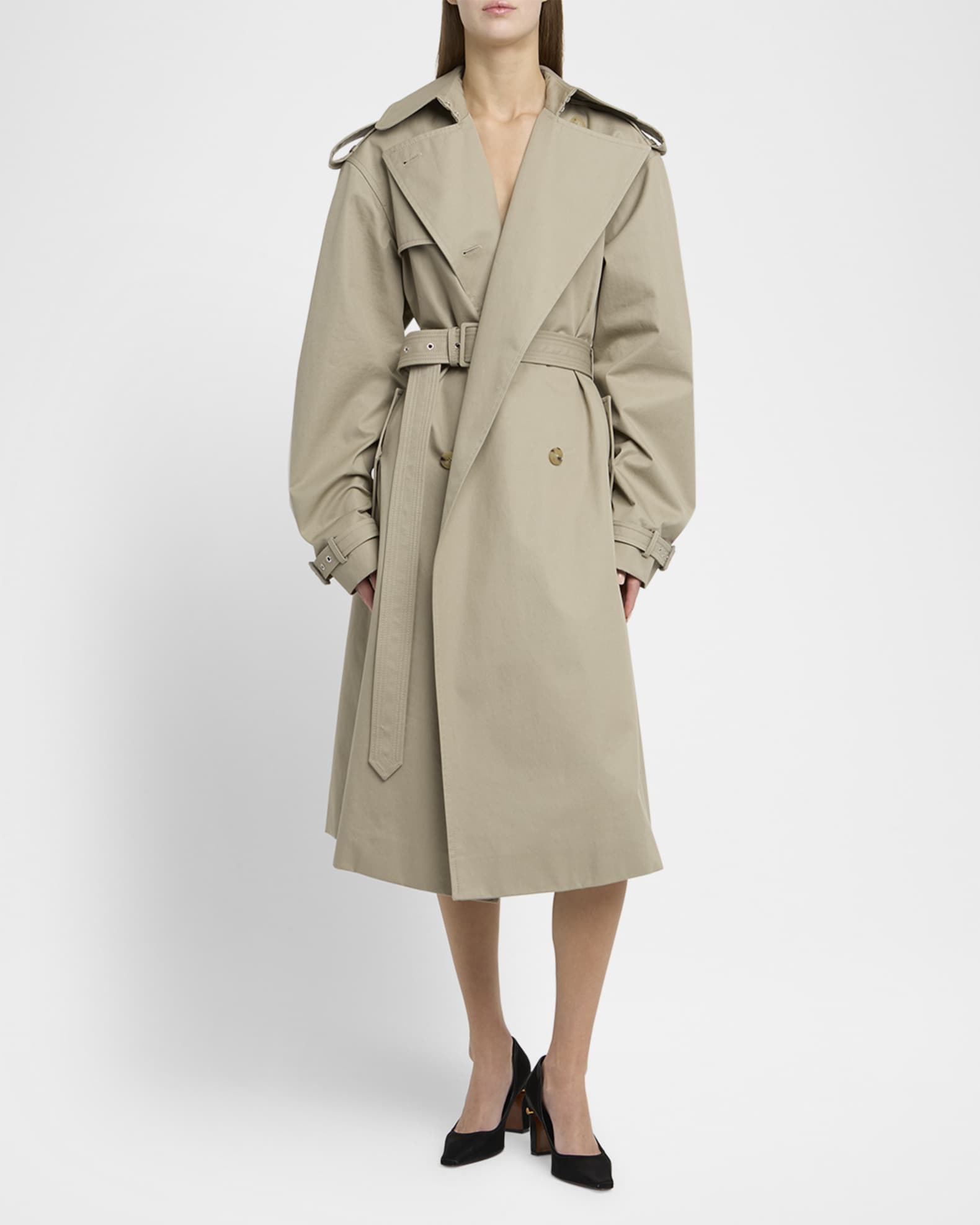 Belted Trench Coat 1