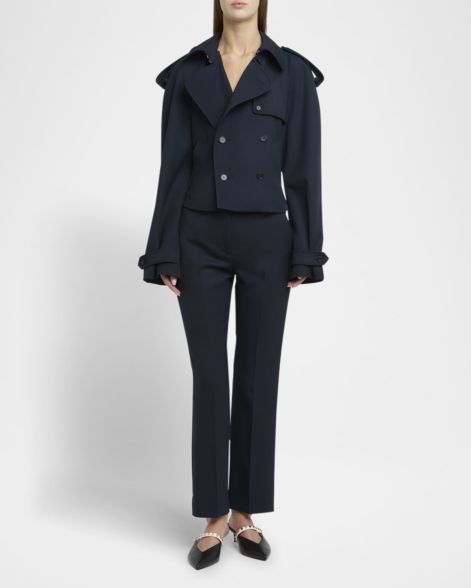 Cropped Trench Coat  1