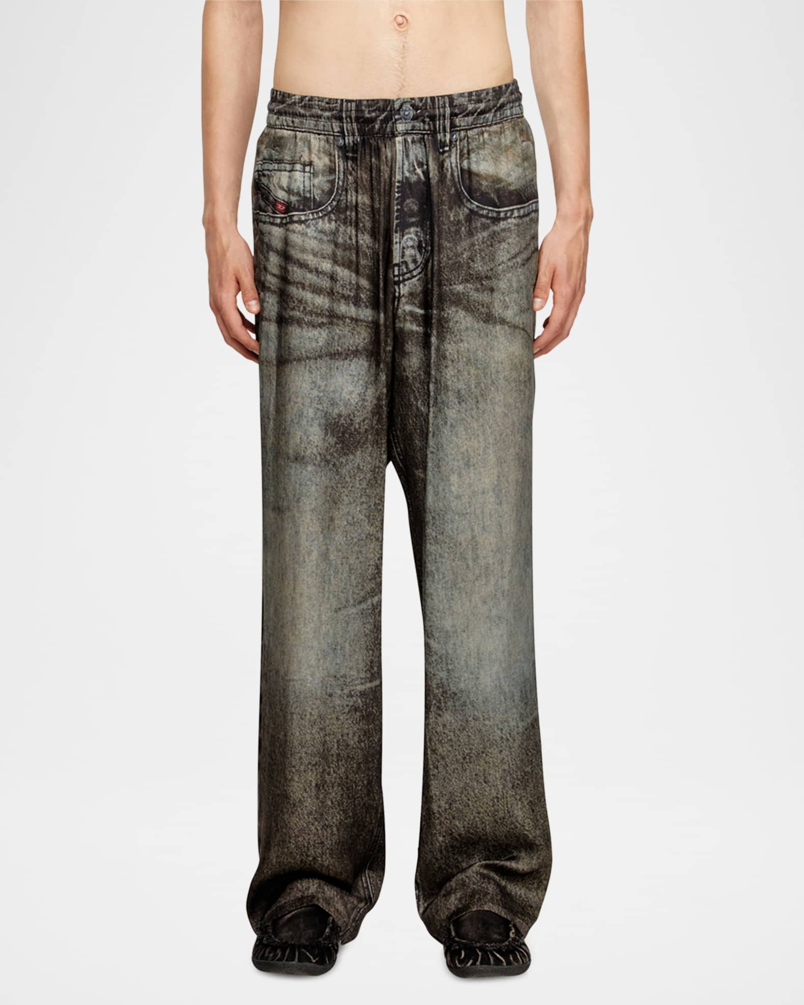 ご*る様 Diesel P-thug-pant Diesel Men's P-Theck-LKCT Viscose Five-Pocket Pants | Neiman Marcus