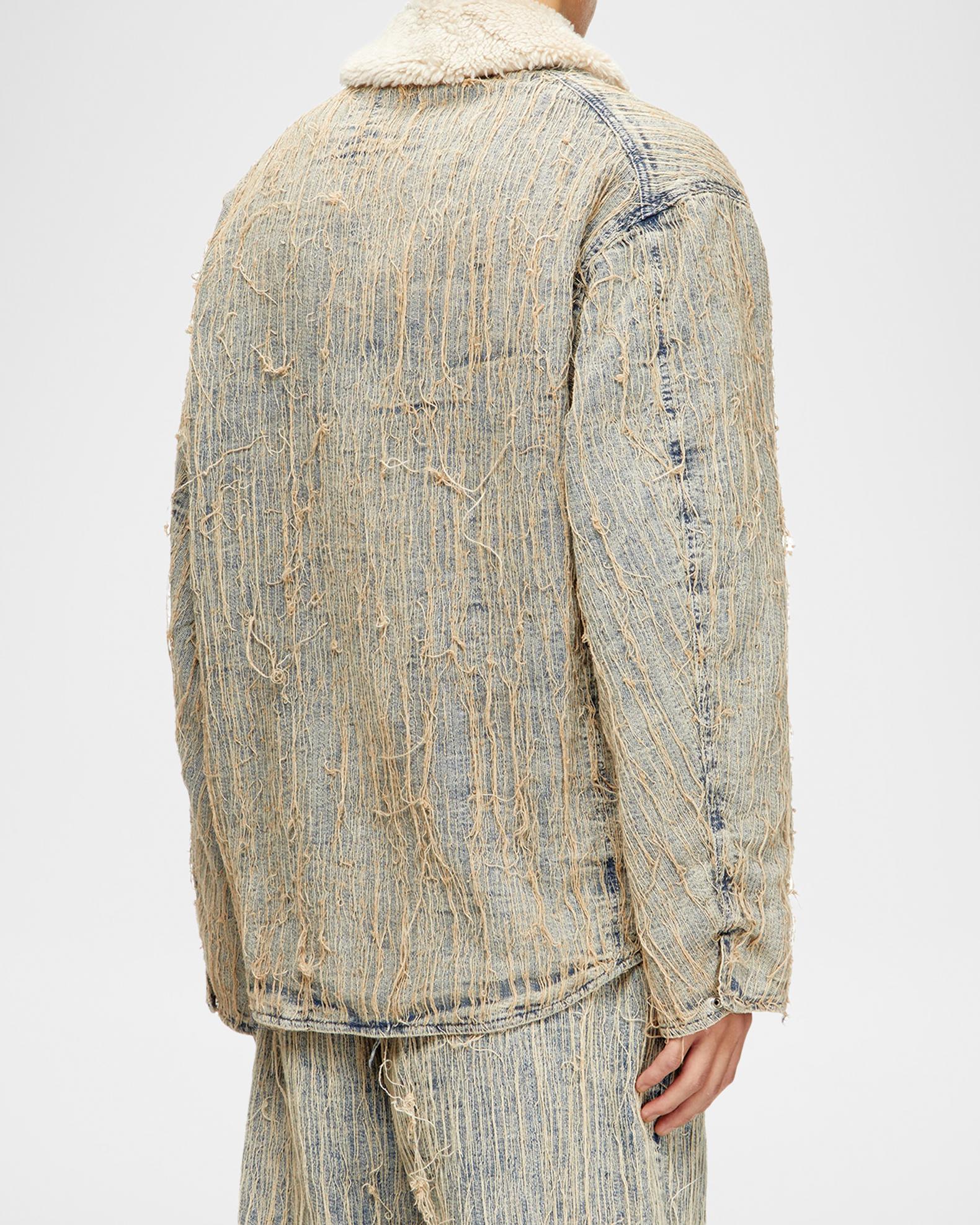 Diesel Men's D-Ivar-S Furry Collar Jacket | Neiman Marcus