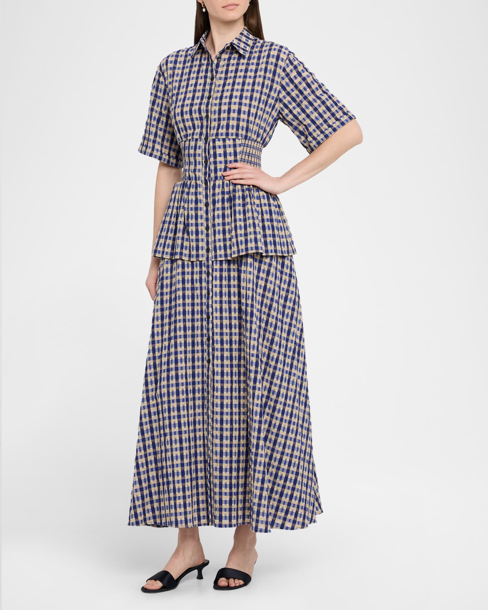 Boogie Woogie Bugle Boy Maxi Shirtdress 1