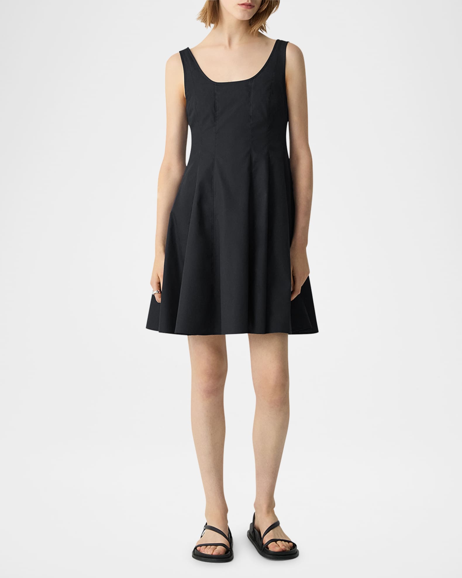 Sleeveless Fit-&-Flare Dress 1