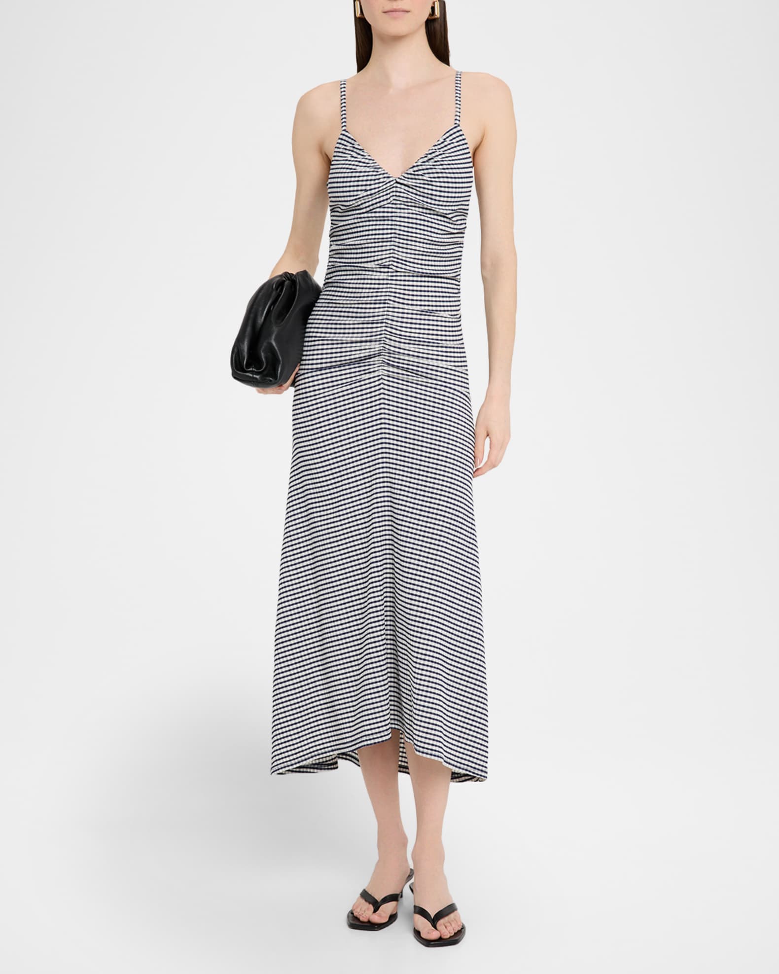 Mari Gingham Midi Dress 1