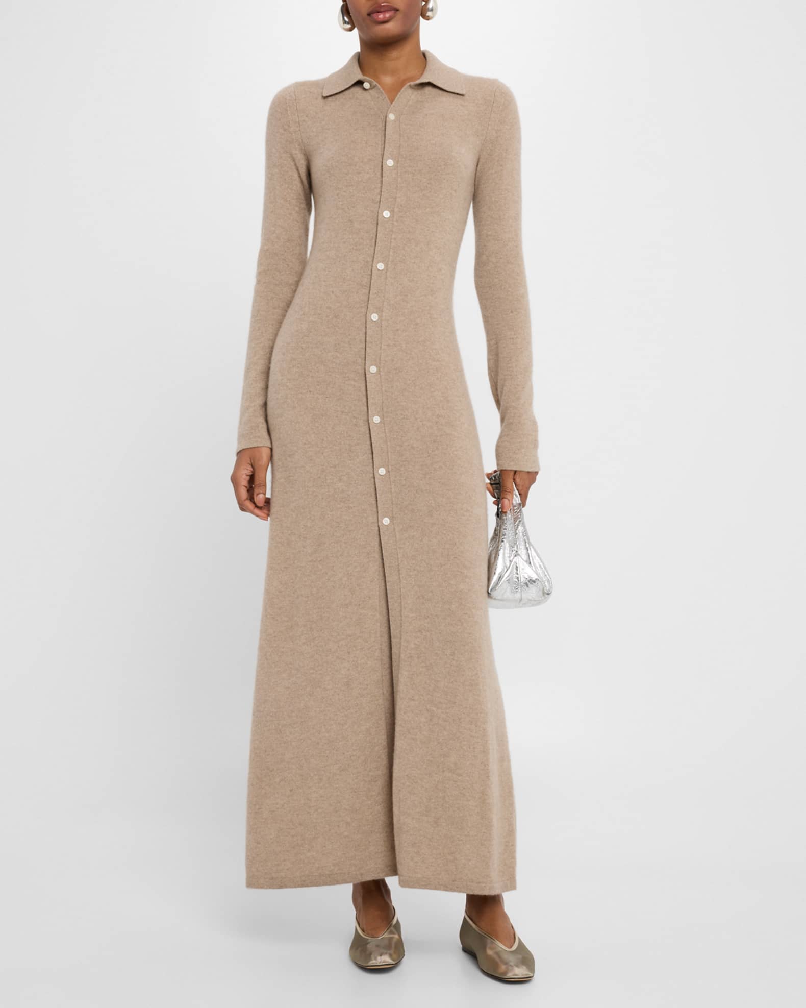 Showtime Cashmere Shirtdress 1