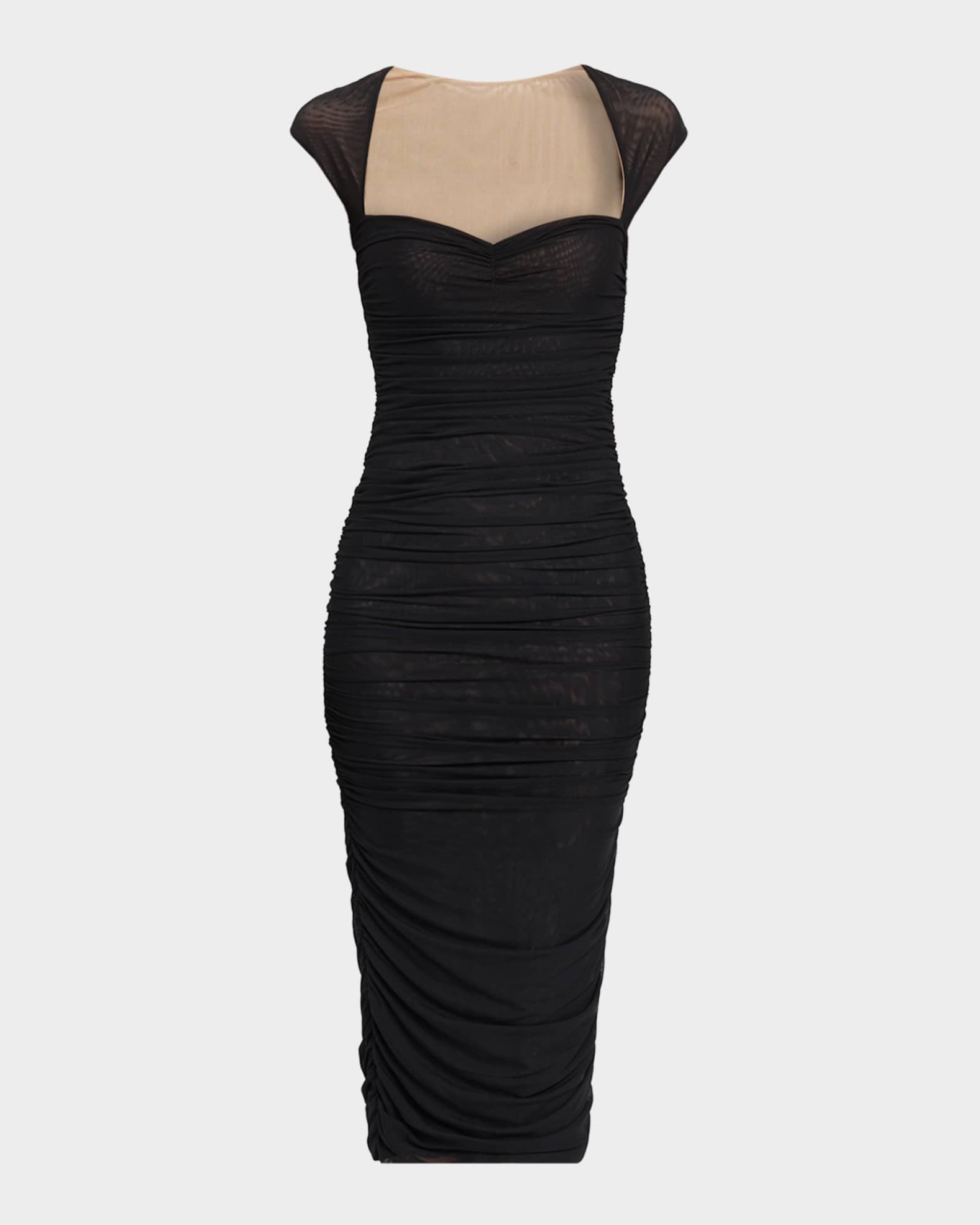 Kylie Mesh Midi Dress 0
