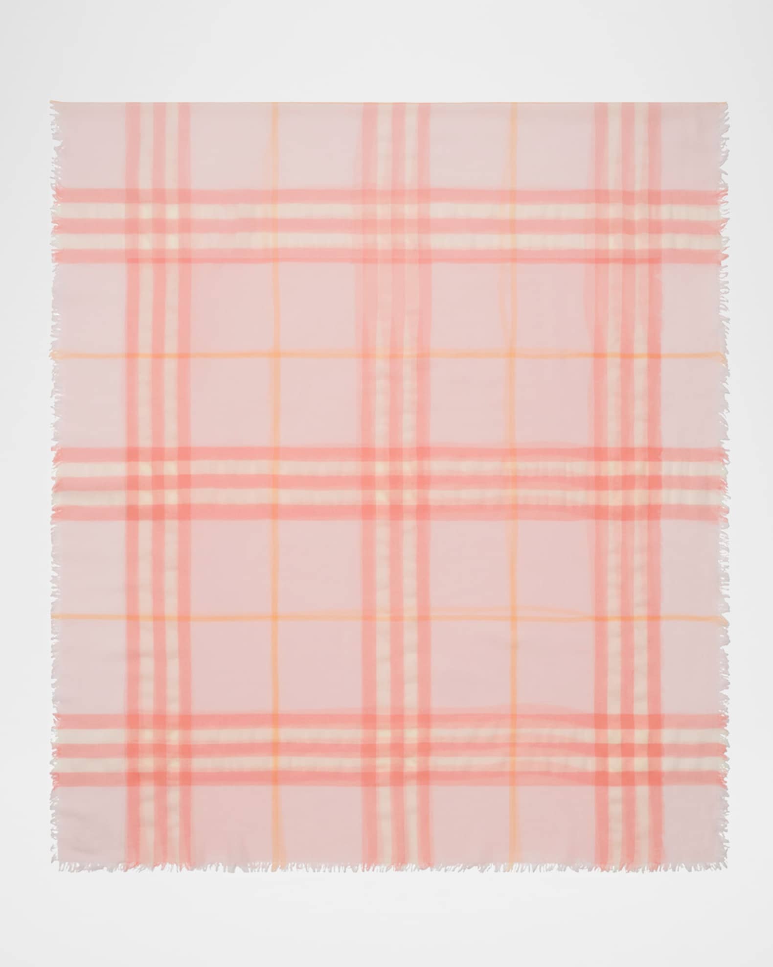 Giant Check Wool Scarf 1