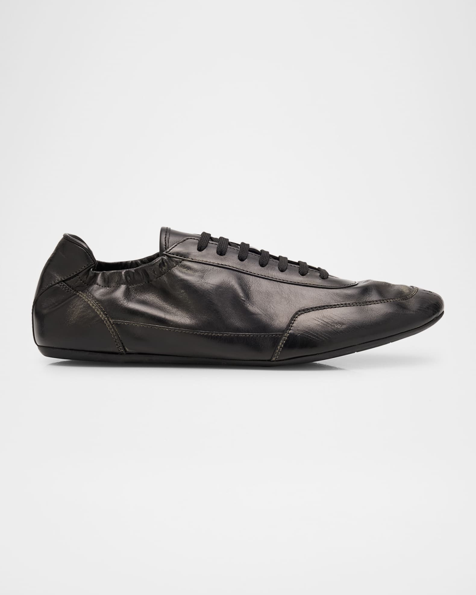 【関税＆送料込み】Prada Collapse Shoes Prada Collapse Leather Sneakers | Neiman Marcus