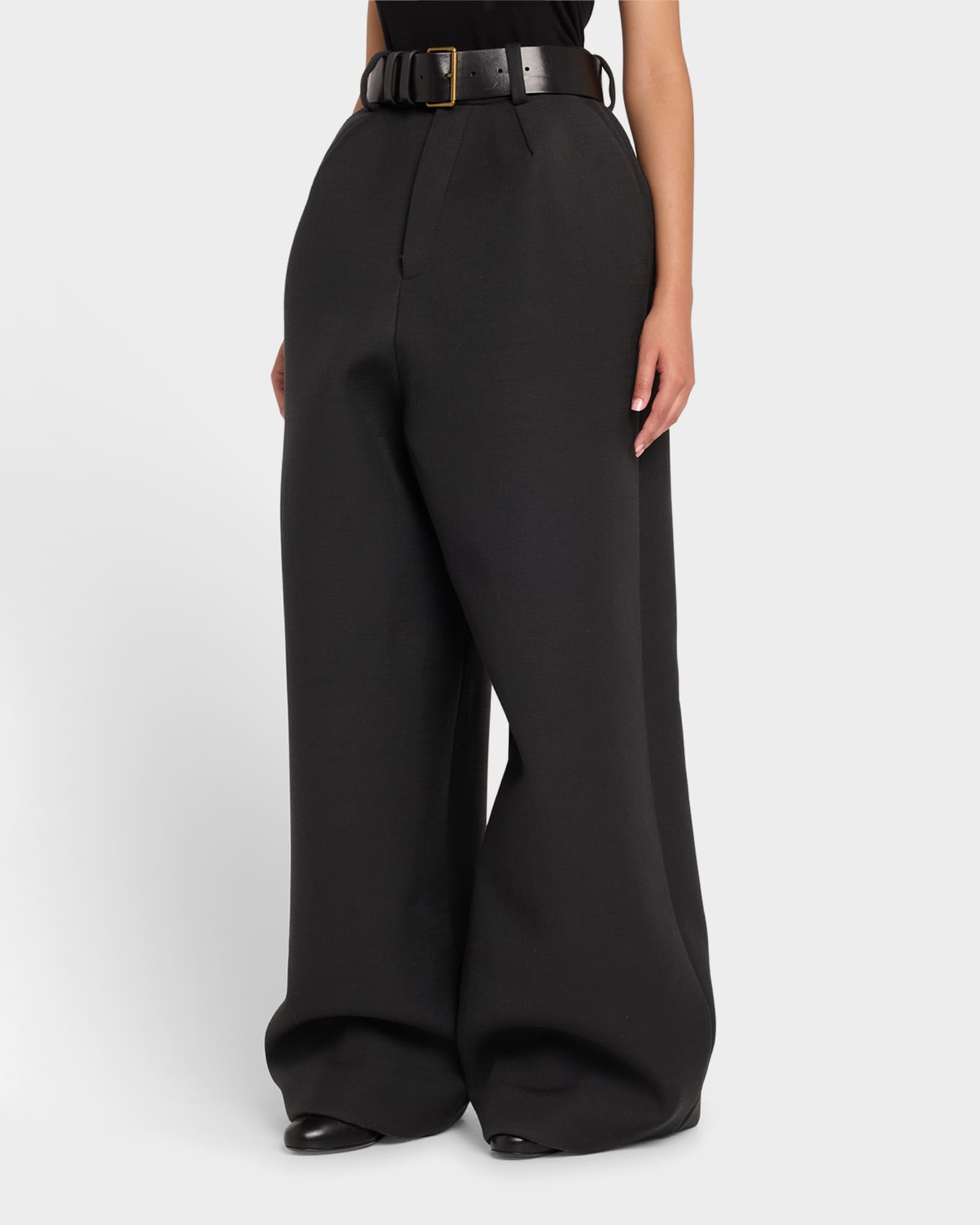 Sullen Marc Jacobs Flare Pants スラックス Marc Jacobs Runway Tailored Wide-Leg Volume Pants | Neiman Marcus