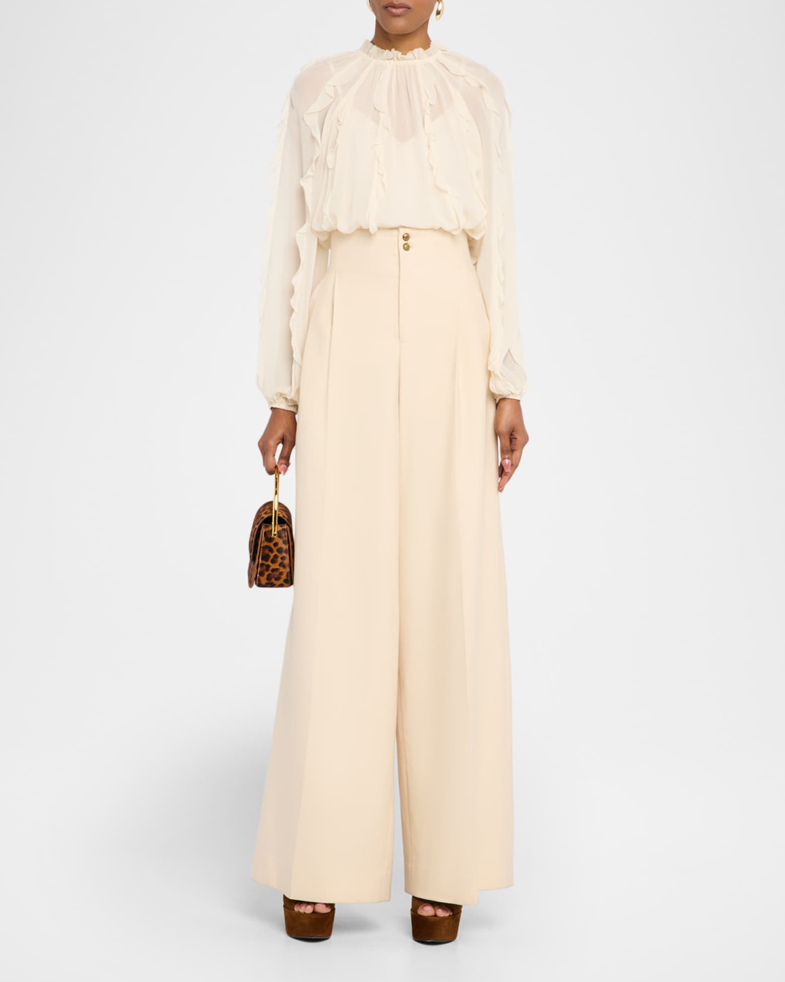 Frill Billow Blouse 1