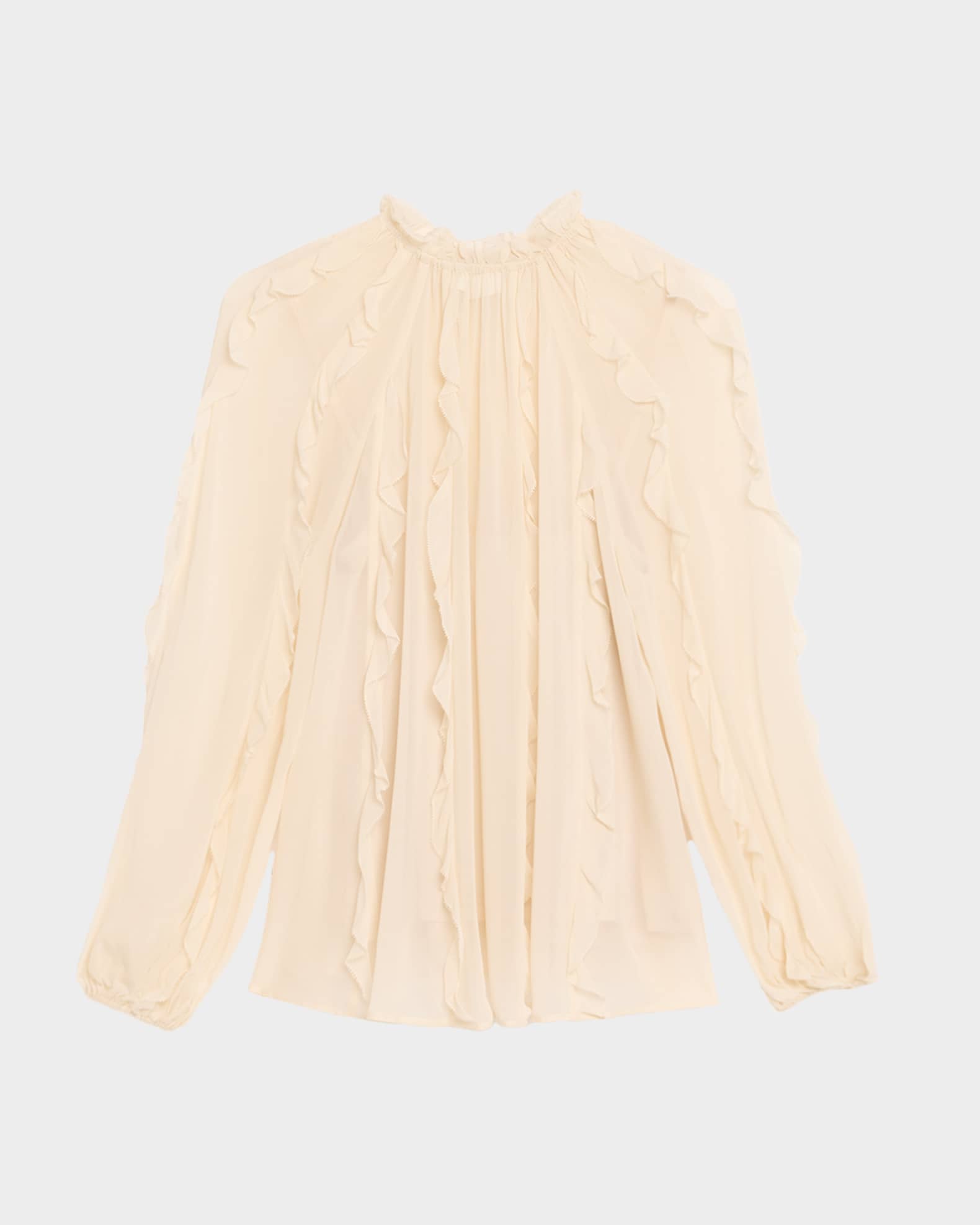 Frill Billow Blouse 0