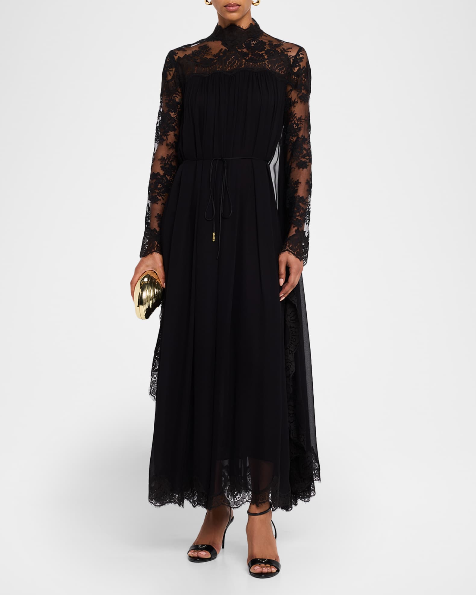 Zimmermann Lace Bat-Wing Maxi Dress | Neiman Marcus
