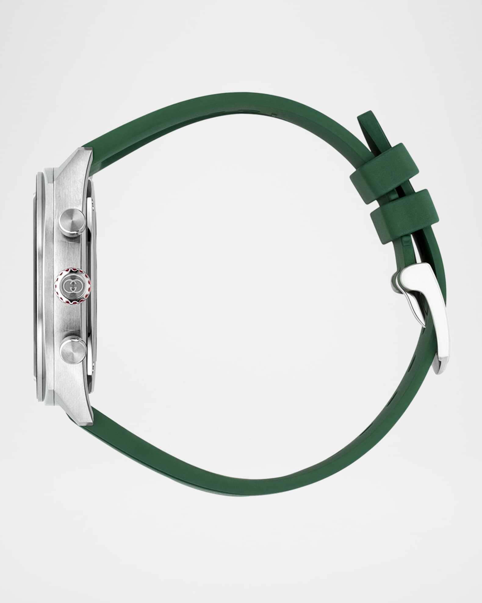 Gucci Gucci Interlocking 41mm Stainless Steel Rubber-Strap Watch