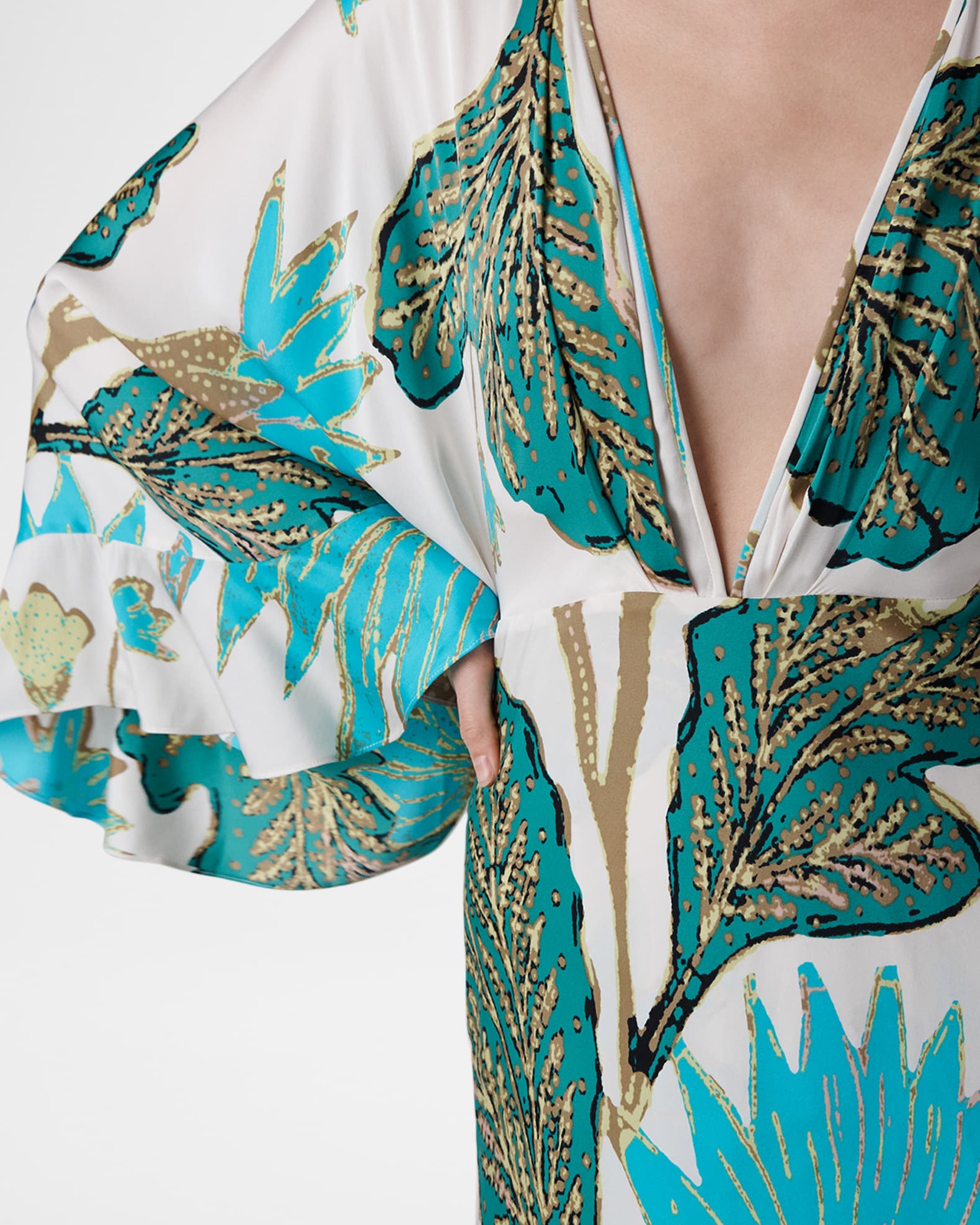 DIANE von FURSTENBERG◆ガジメッシュミディドレス DIANE von FURSTENBERG】ガジメッシュミディドレス