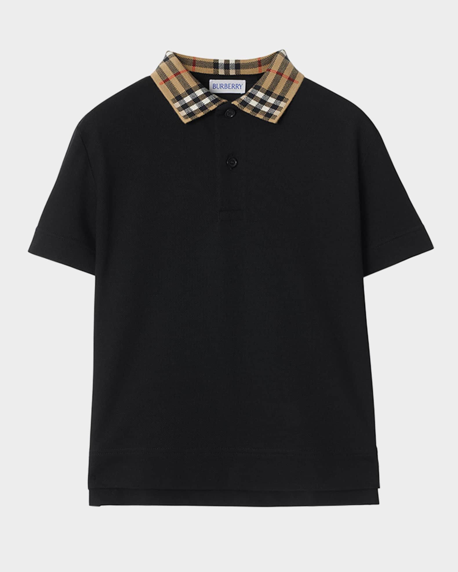 Boy's Johane Check Polo, Size 3-14 0