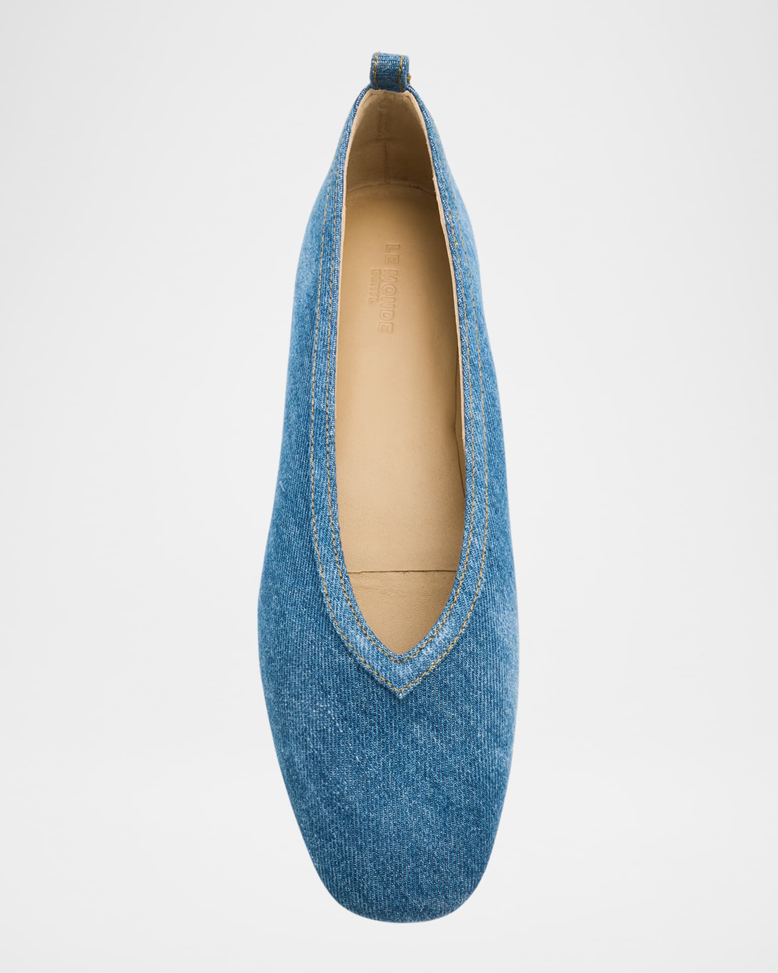 Luna Denim Ballerina Flats