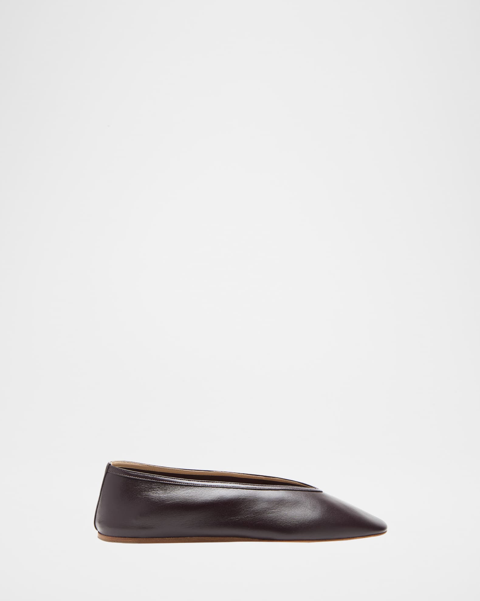 Luna Lambskin Leather Ballerina Flats 0