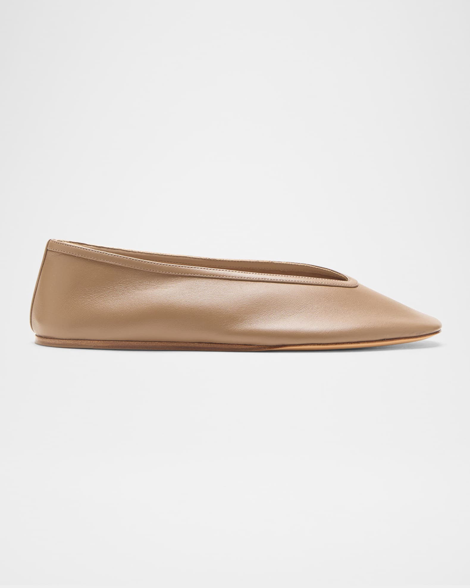 Luna Leather Ballerina Flats 0