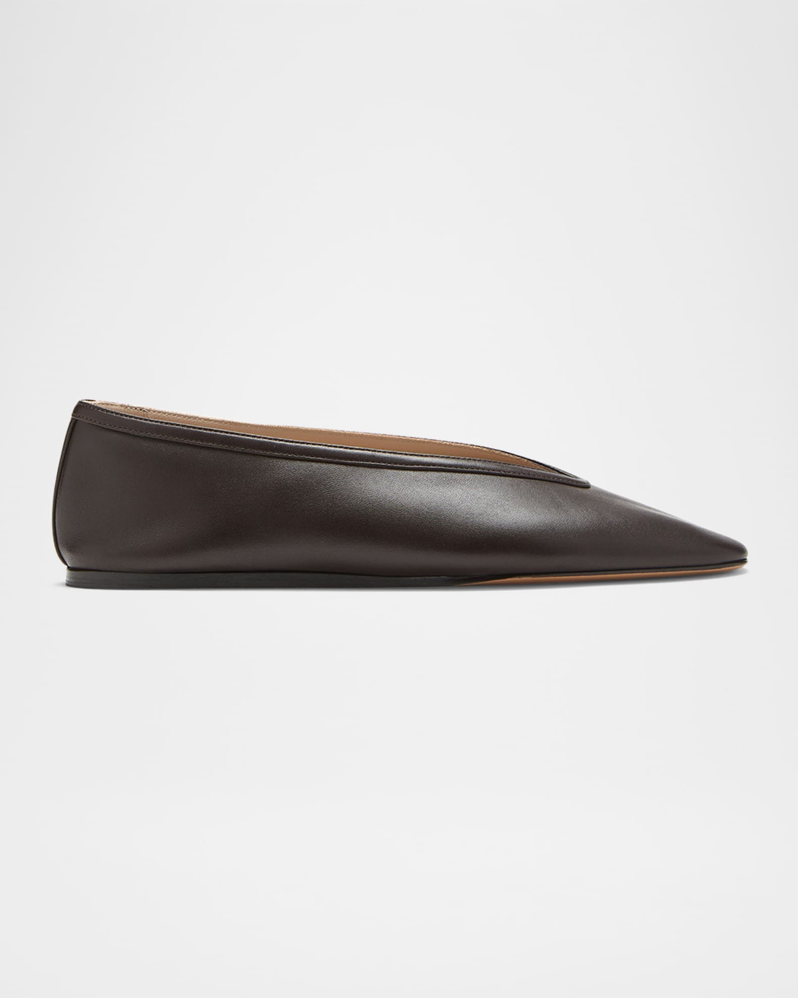 Luna Leather Ballerina Flats 0