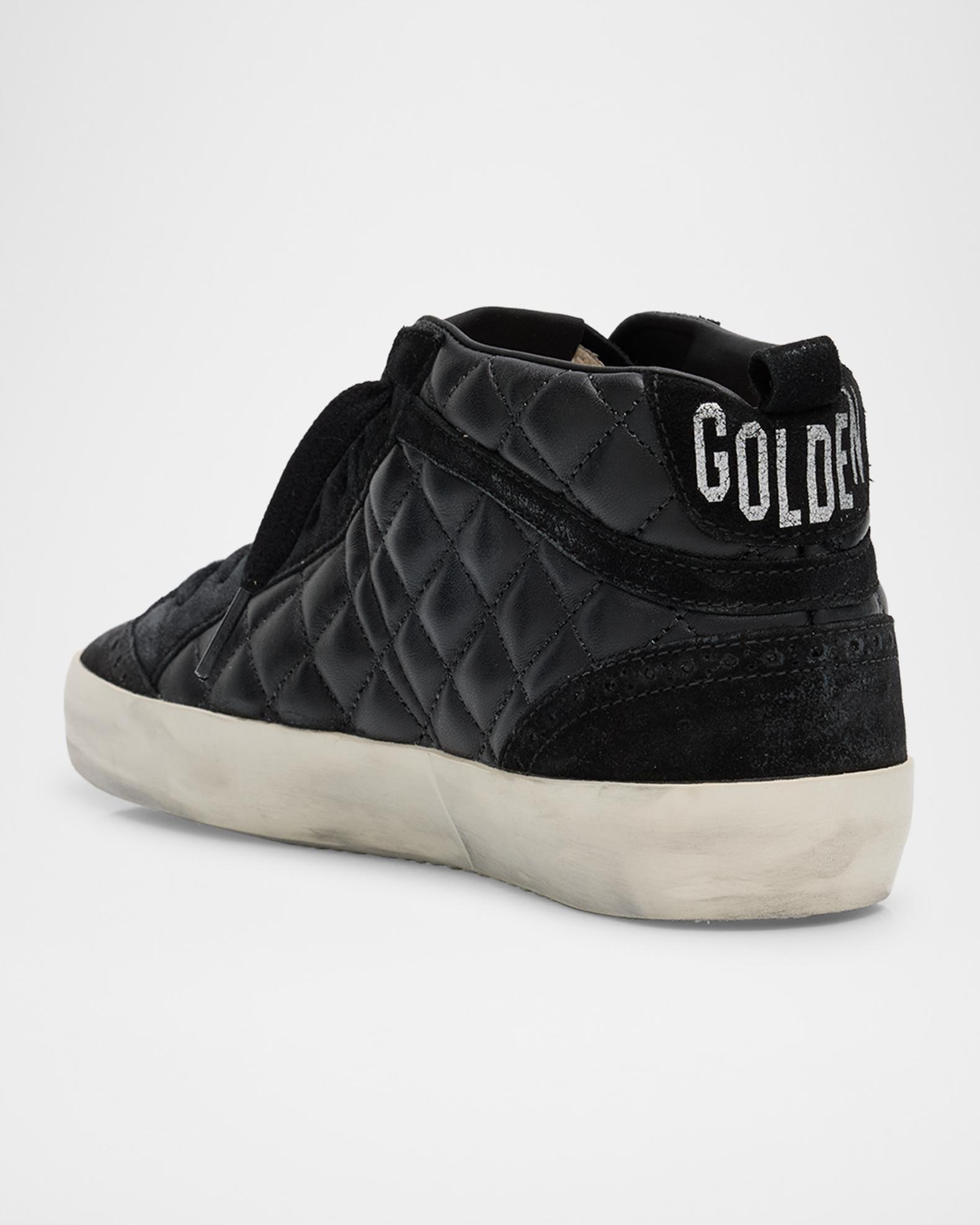 靴 Golden  mid star classic Golden Goose Midstar Classic Matellasse Nappa Leather Mid-Top