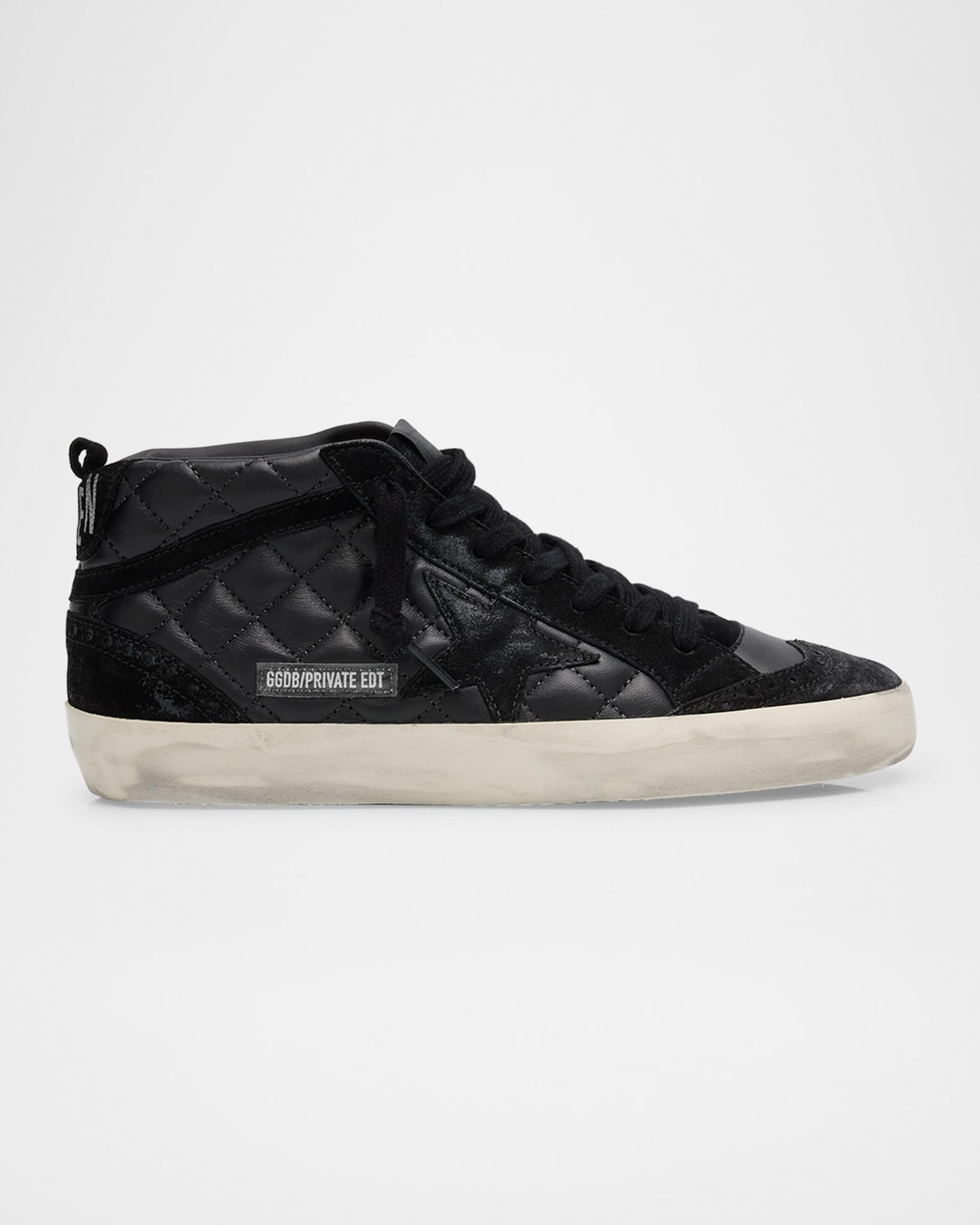 Golden Goose Midstar Classic Matellasse Nappa Leather Mid-Top