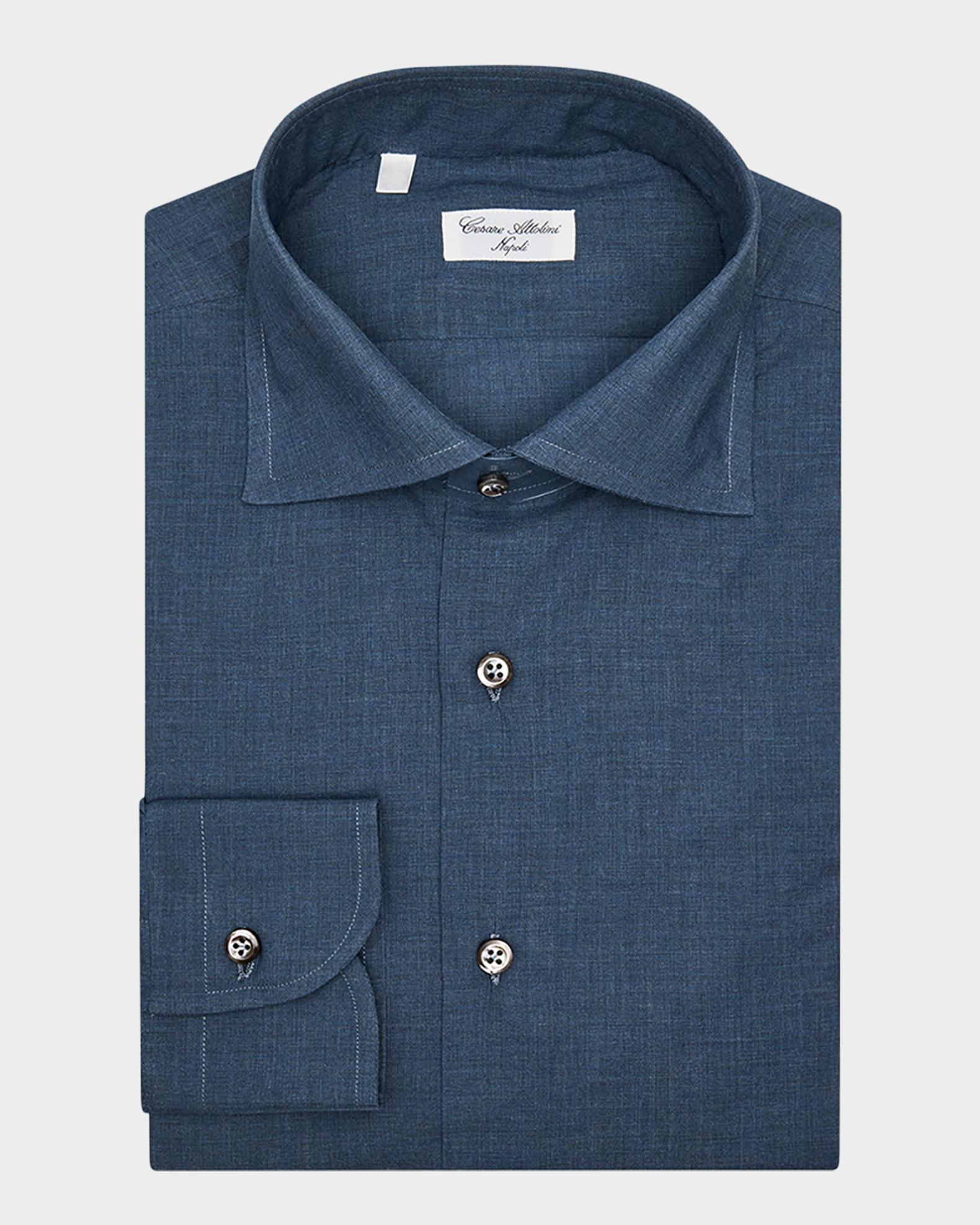attolini dress shirts Cesare Attolini Men's Cotton And Linen Multi-Stripe Dress Shirt, Blue, Men's, 41 EU (16 US), Shirts Tops Formal & Evening Dress Shirts