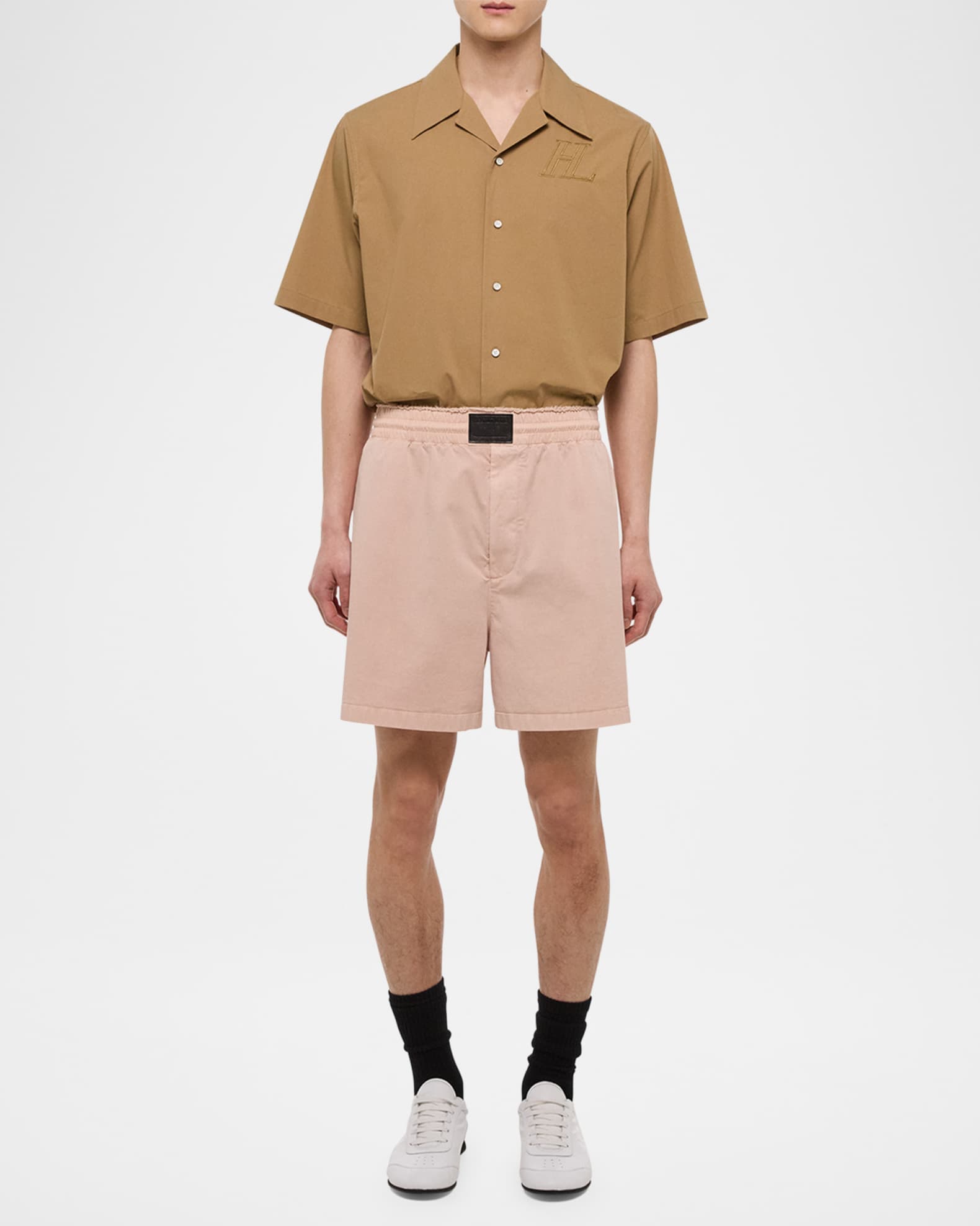 Men's Stretch Cotton Pull-On Shorts 1